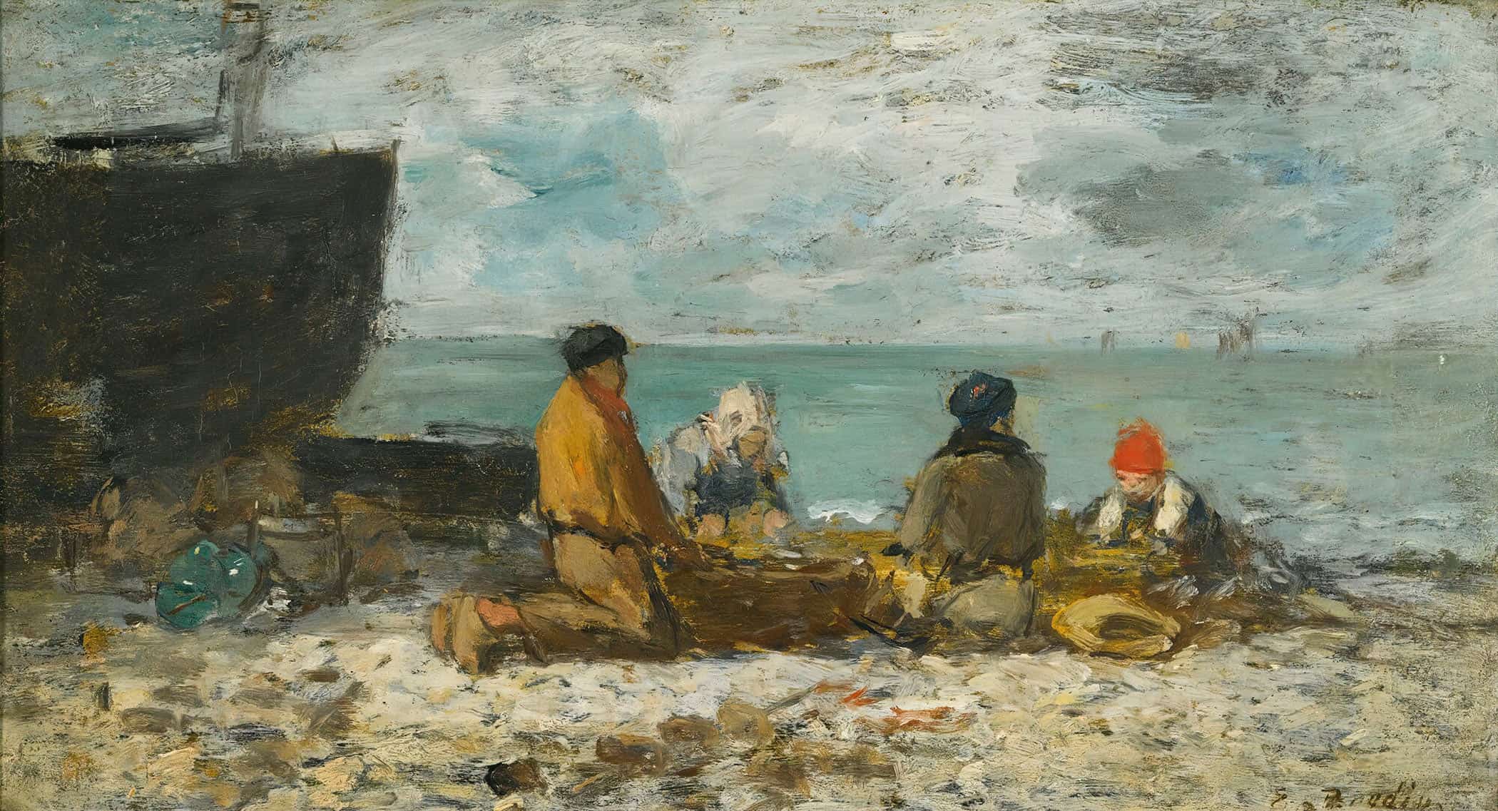 Berck La Plage by Eugene Boudin - Image 2