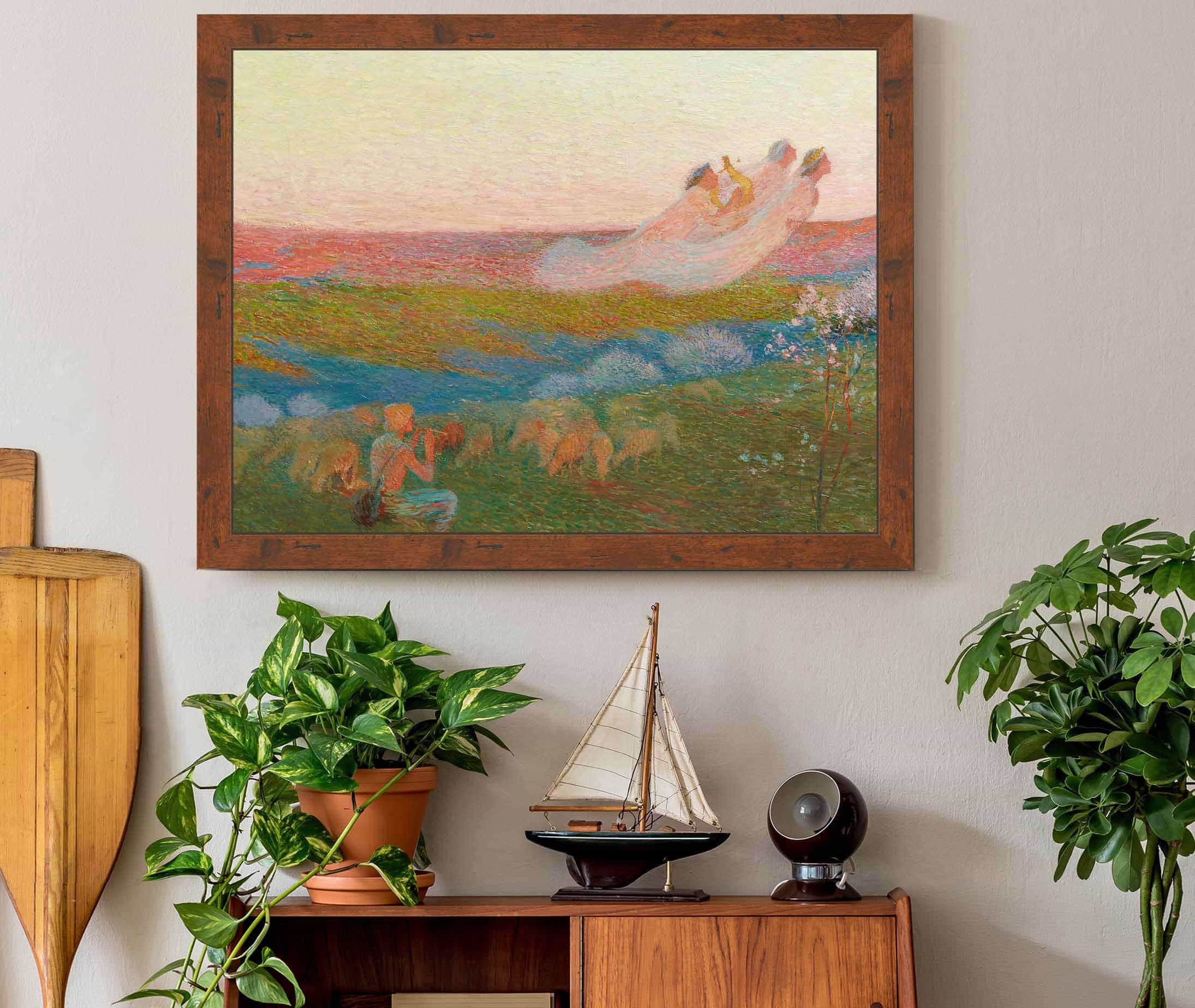 Berger Et Ses Trois Muses by Henri Martin - Image 3