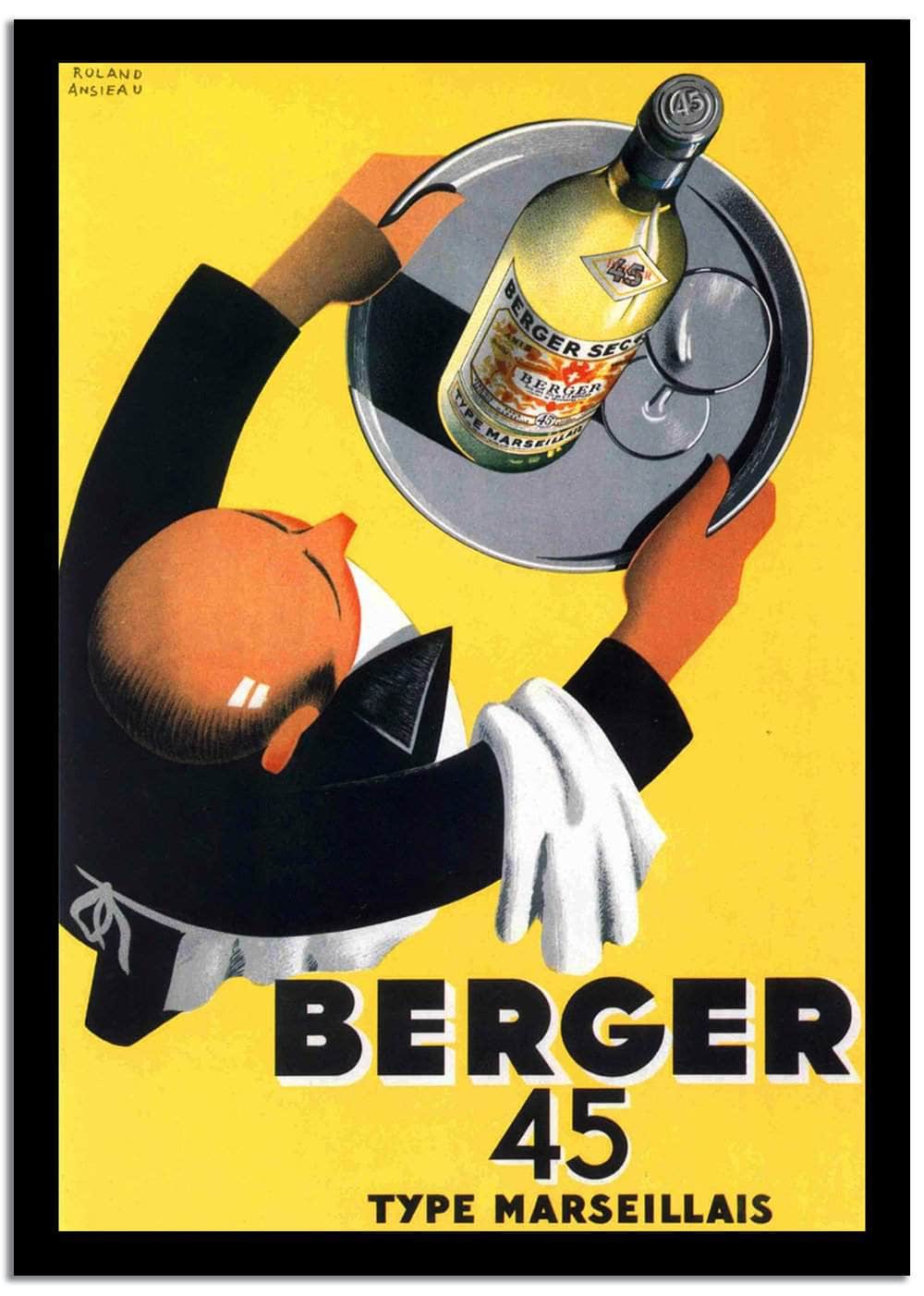 Berger Vintage Poster - Image 2