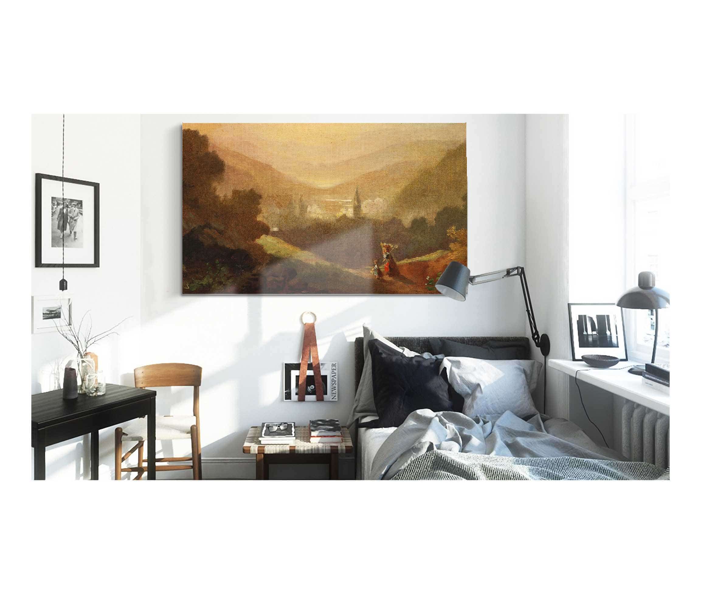 Berglandschaft Mit Sennerin Und Kind by Carl Spitzweg - Image 3