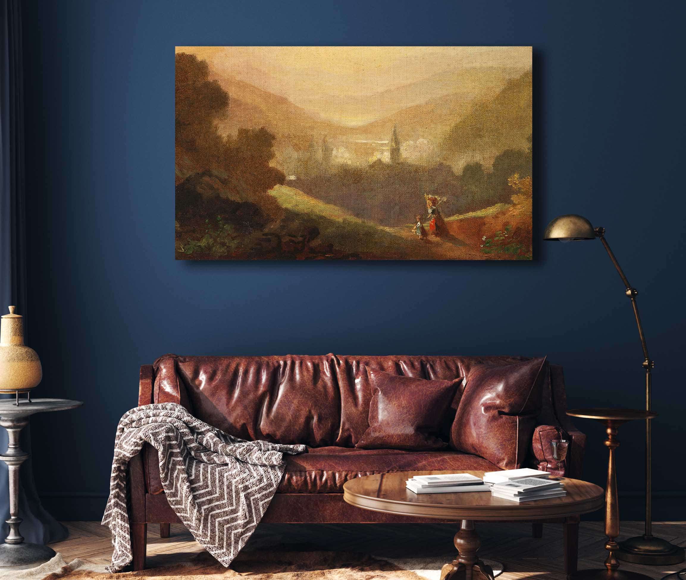 Berglandschaft Mit Sennerin Und Kind by Carl Spitzweg - Image 4