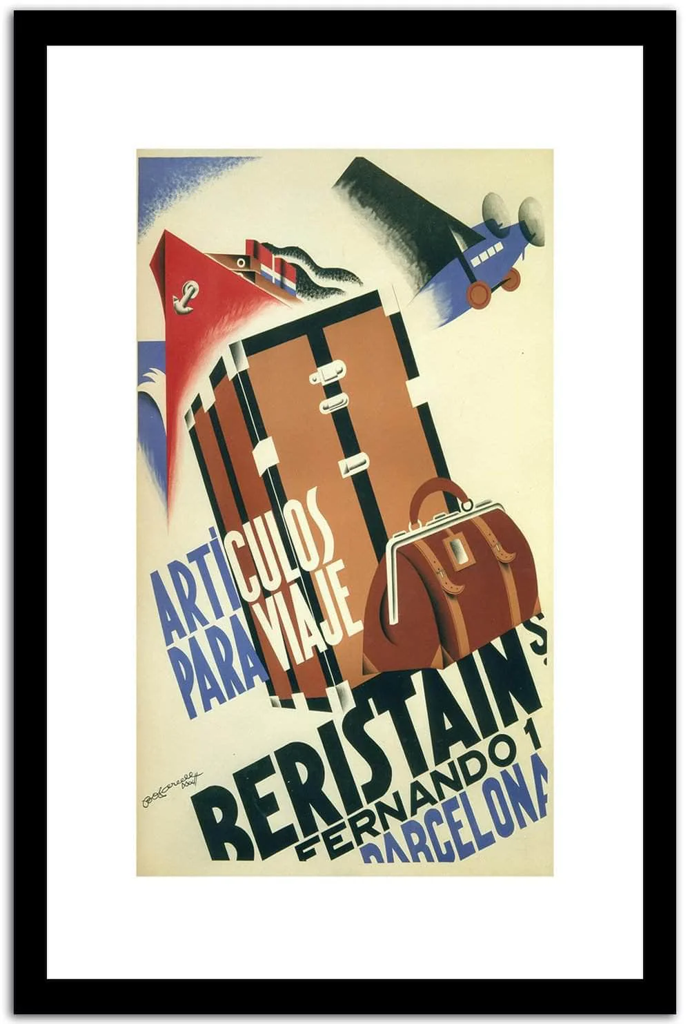 Beristain Vintage Posterd