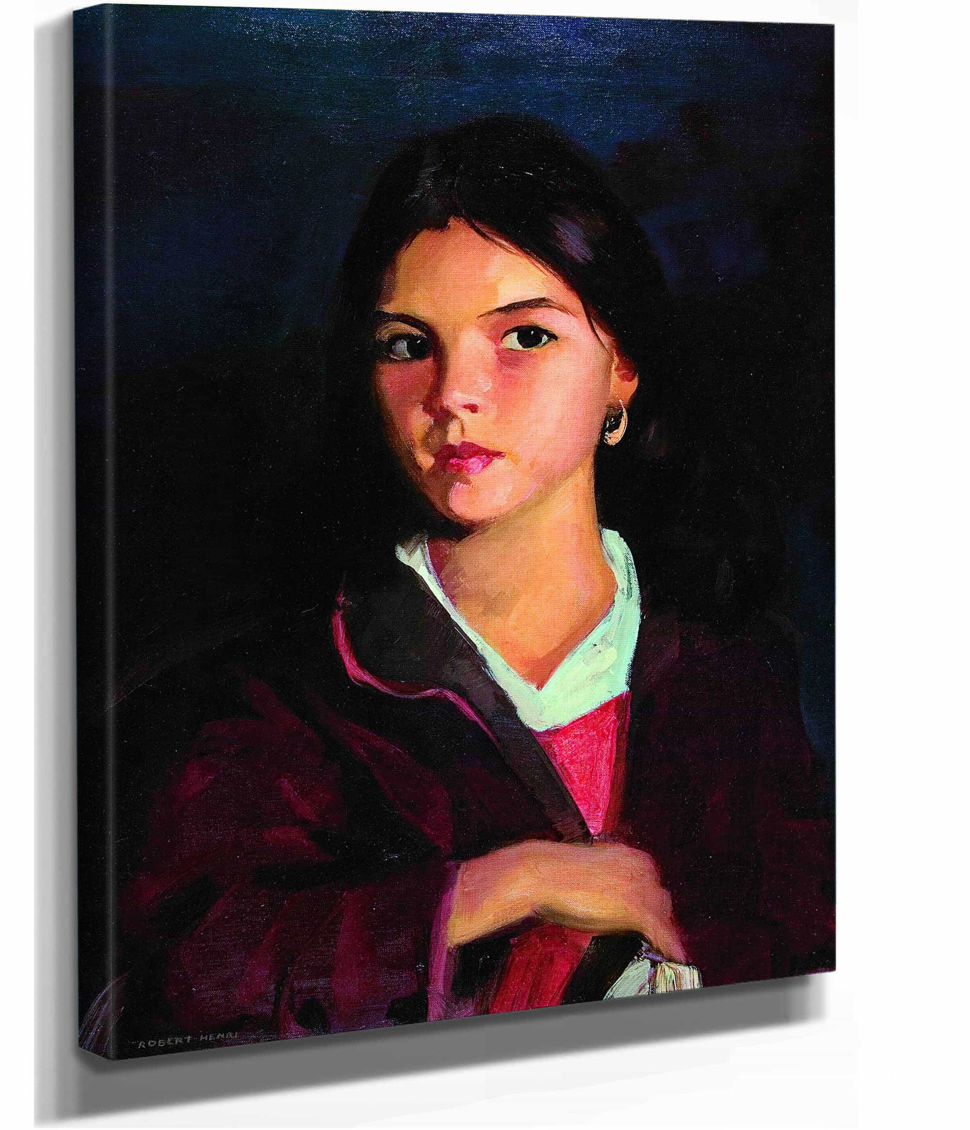 Bernadita by Robert Henri - Image 2