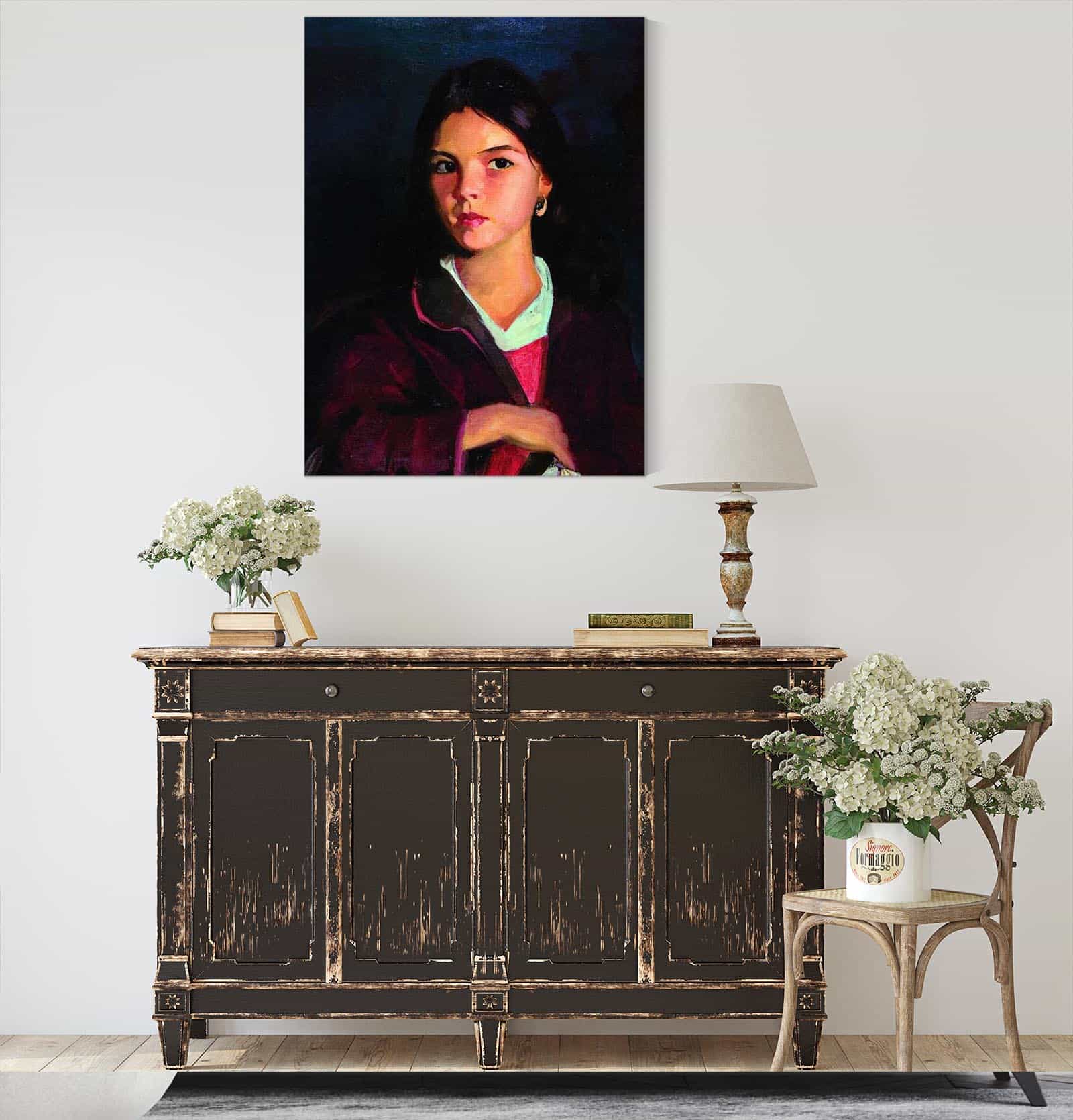 Bernadita by Robert Henri - Image 4