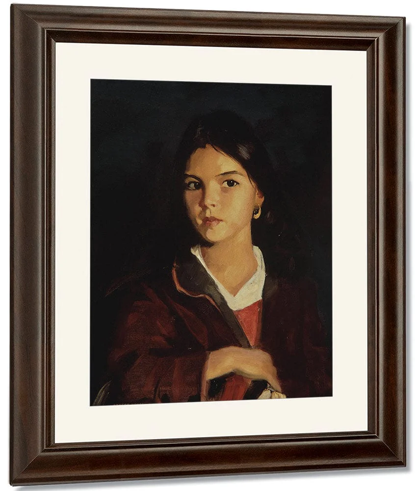 Bernadita By Robert Henri - Image 4