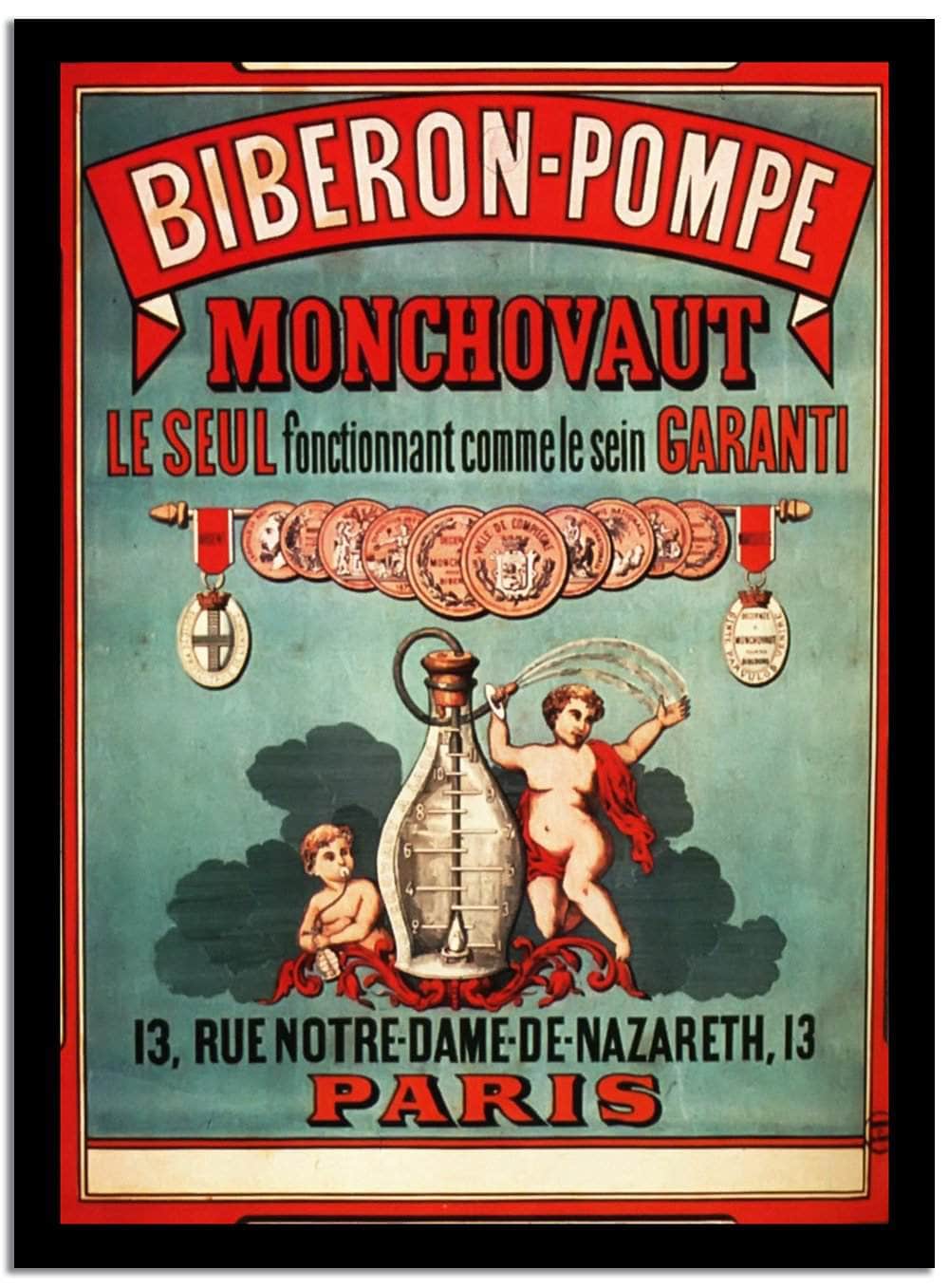 Biberon Pome Vintage Poster - Image 2