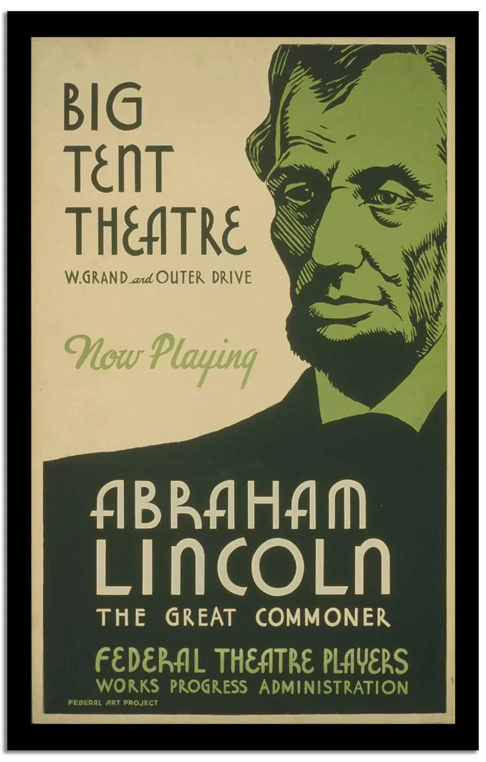 Big Tent Theatre Vintage Poster - Image 2