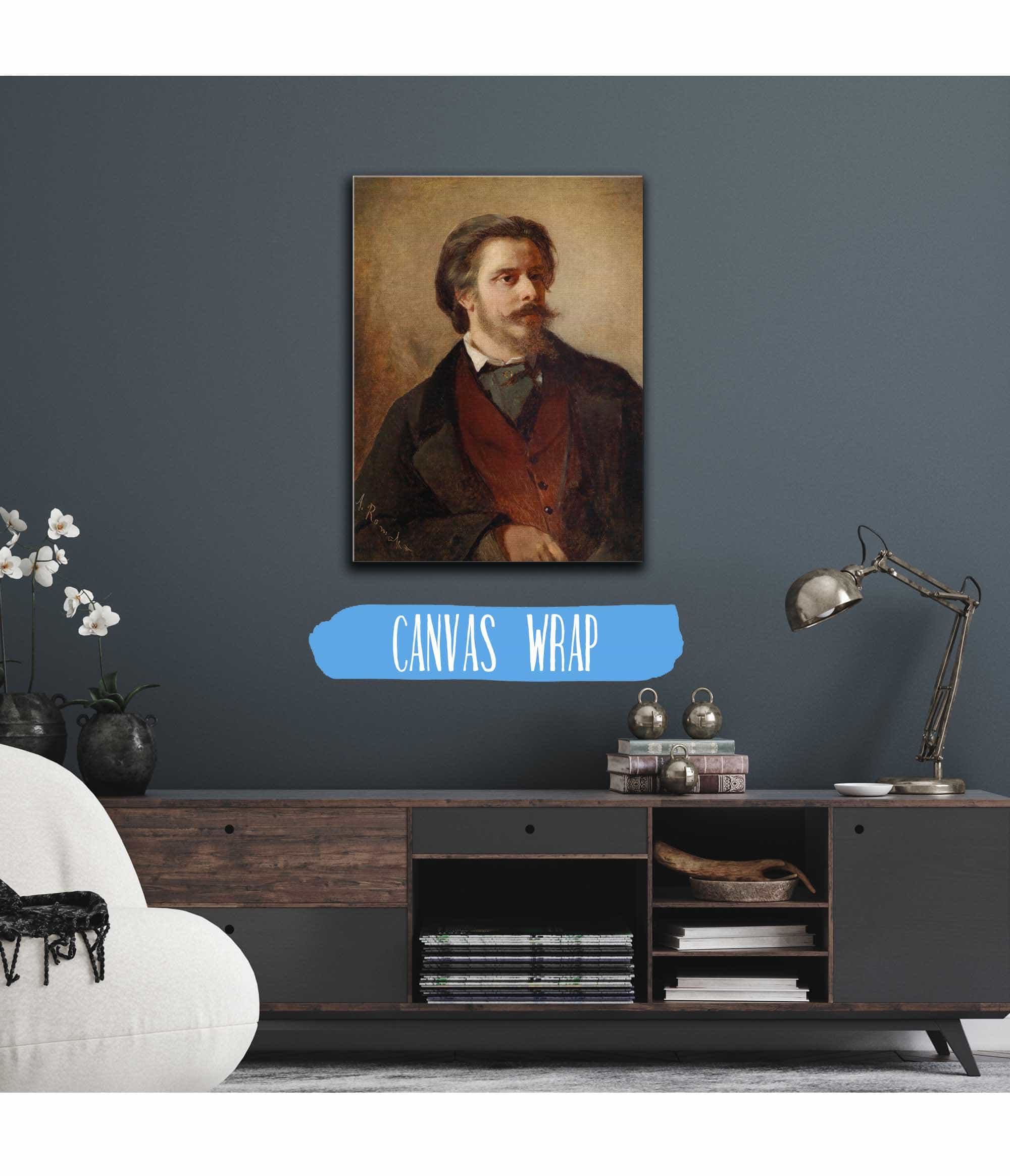 Bildnis Des Malers Berthold Winder by Anton Romako - Image 3