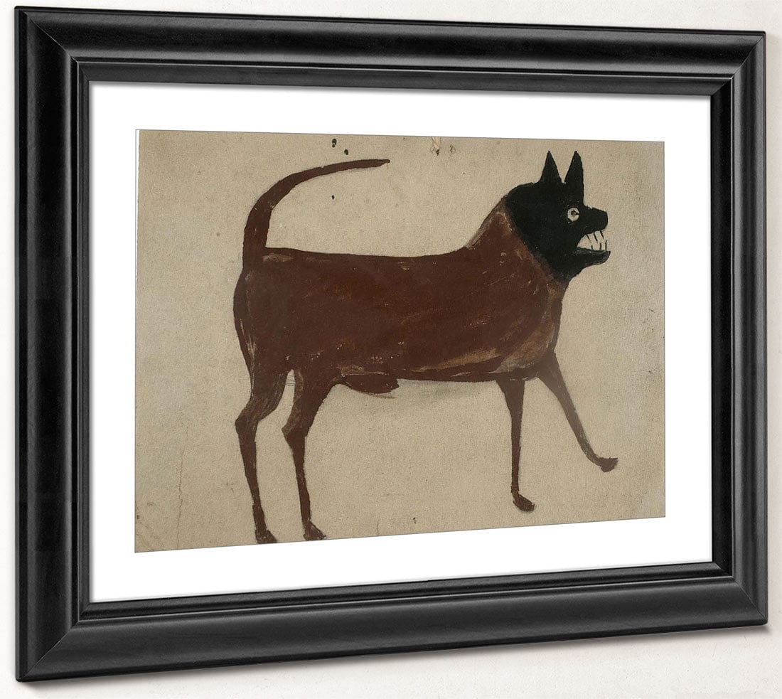 Bill Traylor Untitled Dog With Black Head By Bill Traylor - Image 4