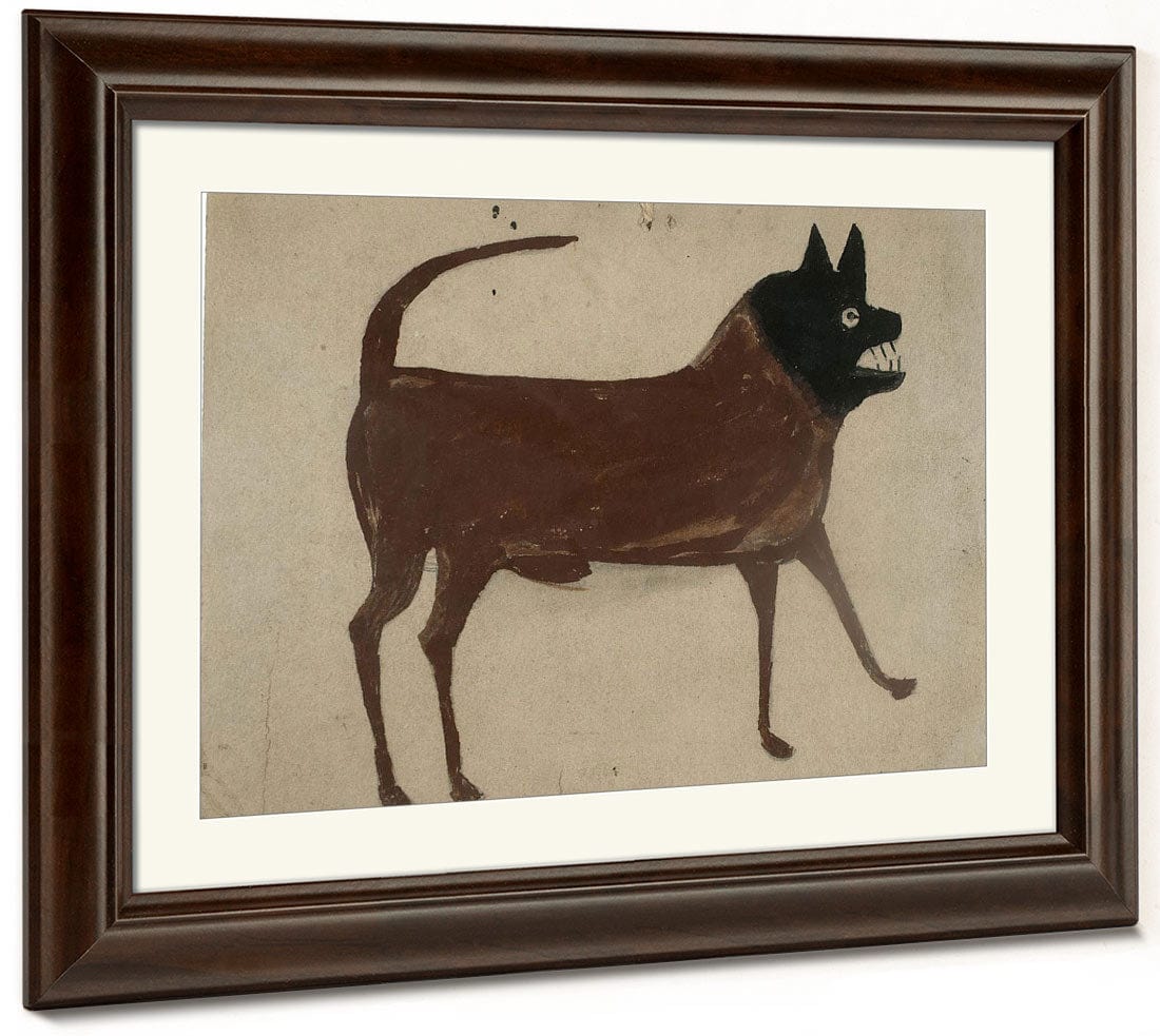 Bill Traylor Untitled Dog With Black Head By Bill Traylor - Image 5