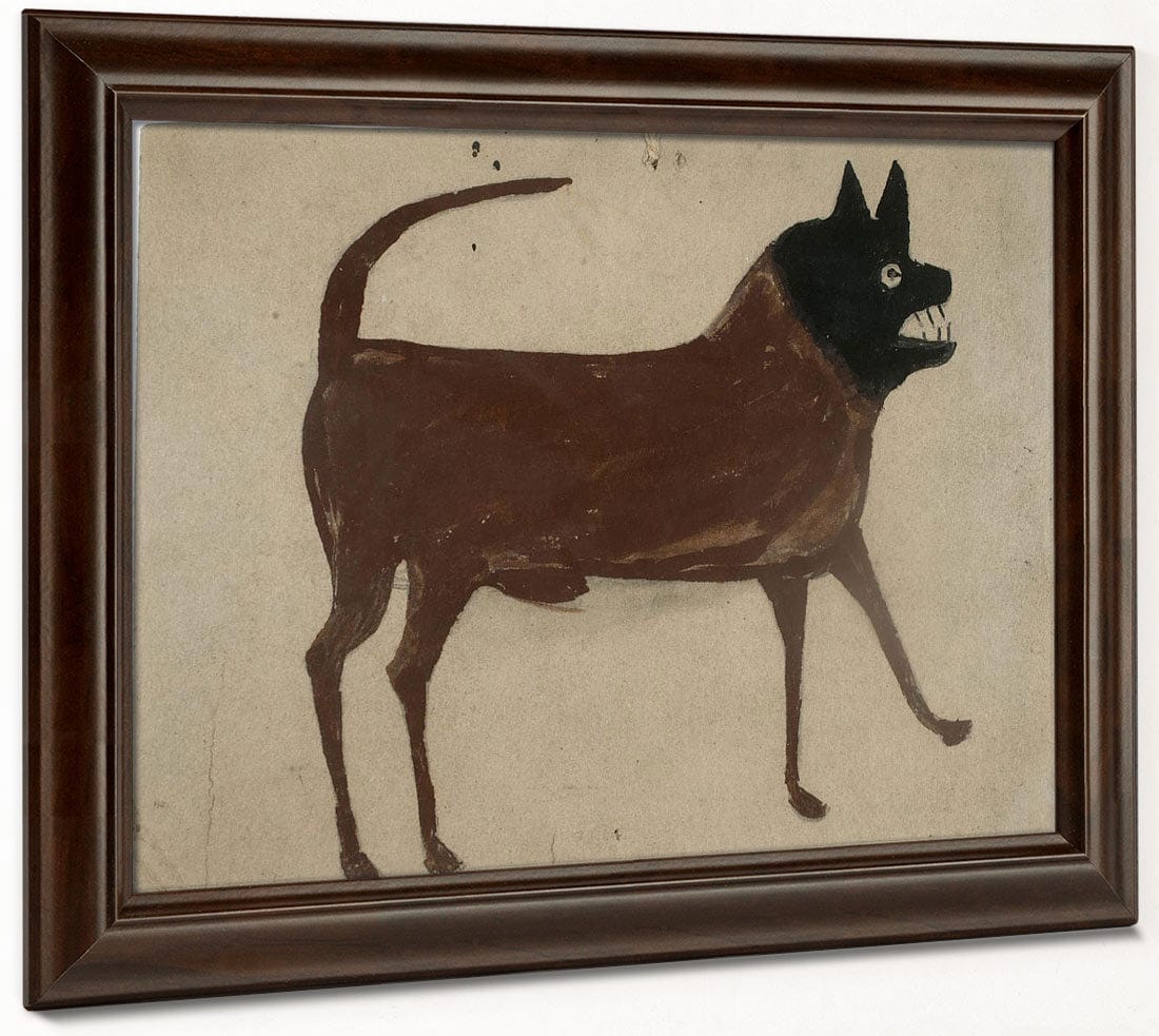 Bill Traylor Untitled Dog With Black Head By Bill Traylor - Image 6