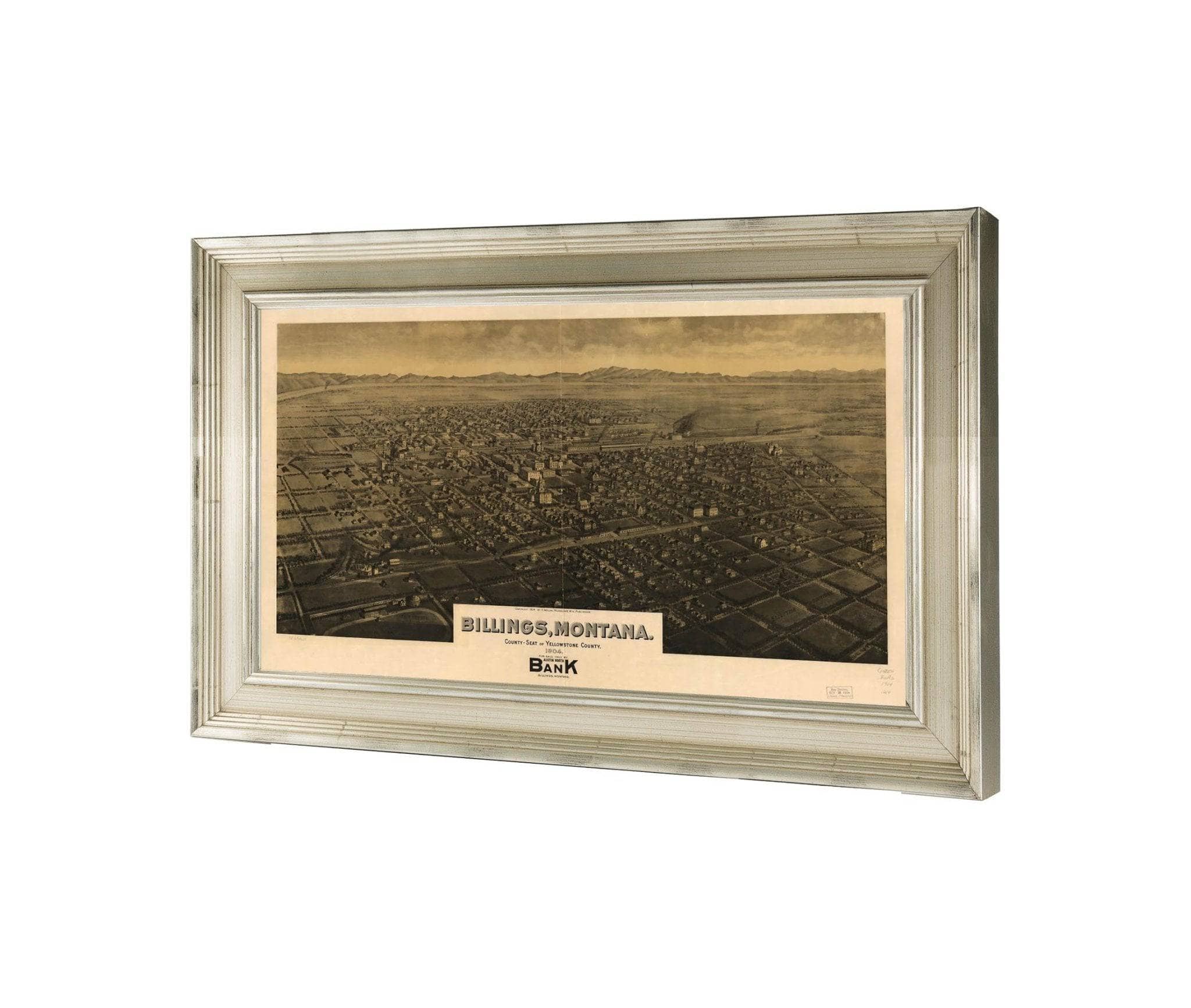 Billings Montana County Seat Of Yellowstone County 1904 State Of Montana - Image 3