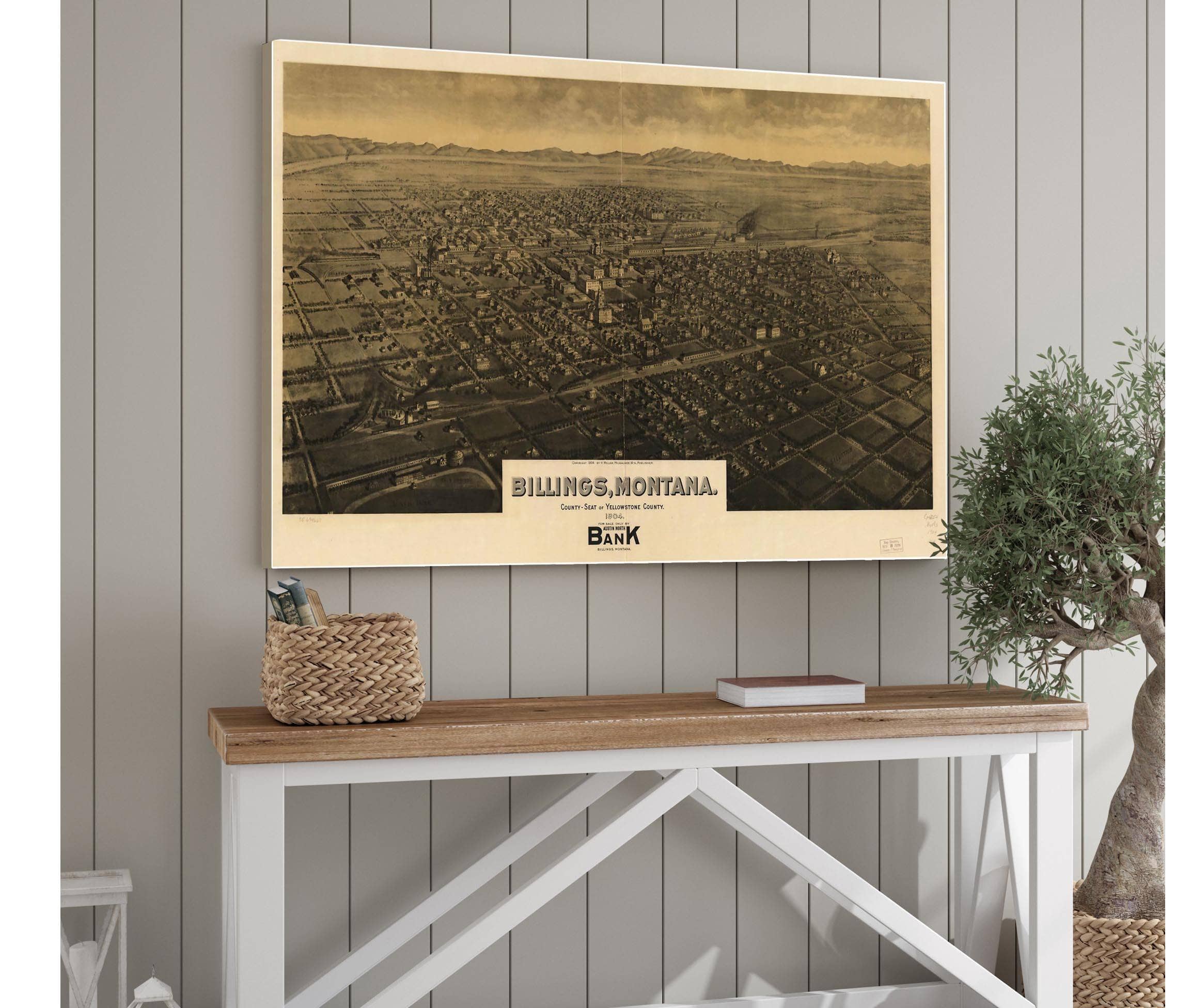 Billings Montana County Seat Of Yellowstone County 1904 State Of Montana - Image 7