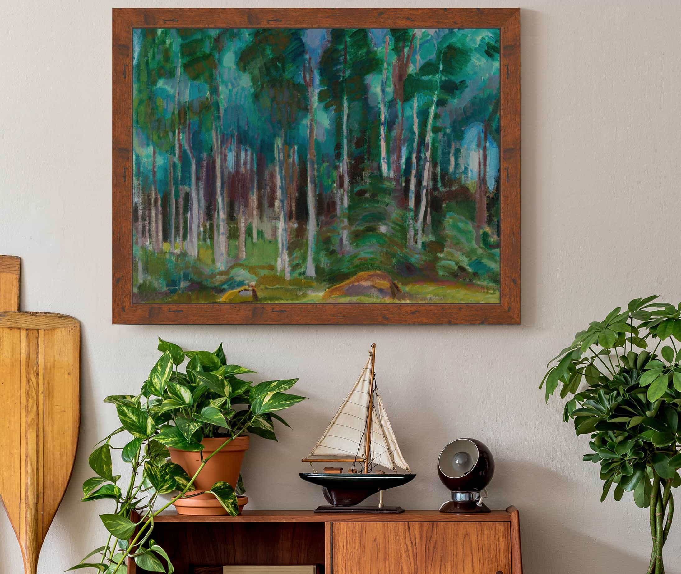 Birches In Vaaksy by Magnus Enckell - Image 3