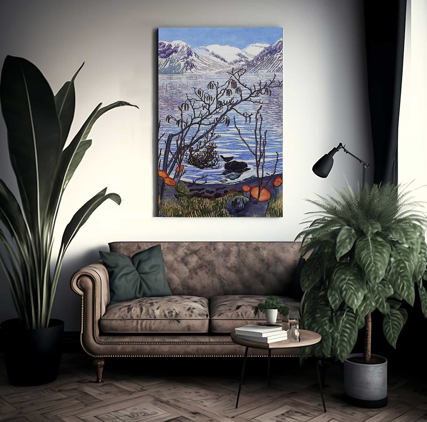 Bird On A Stone By Nicolai Astrup - Image 2
