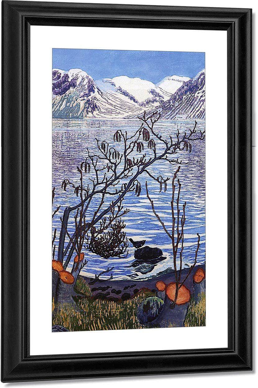 Bird On A Stone By Nicolai Astrup - Image 3