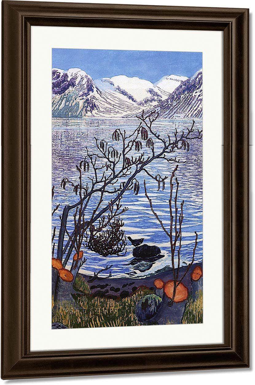 Bird On A Stone By Nicolai Astrup - Image 4