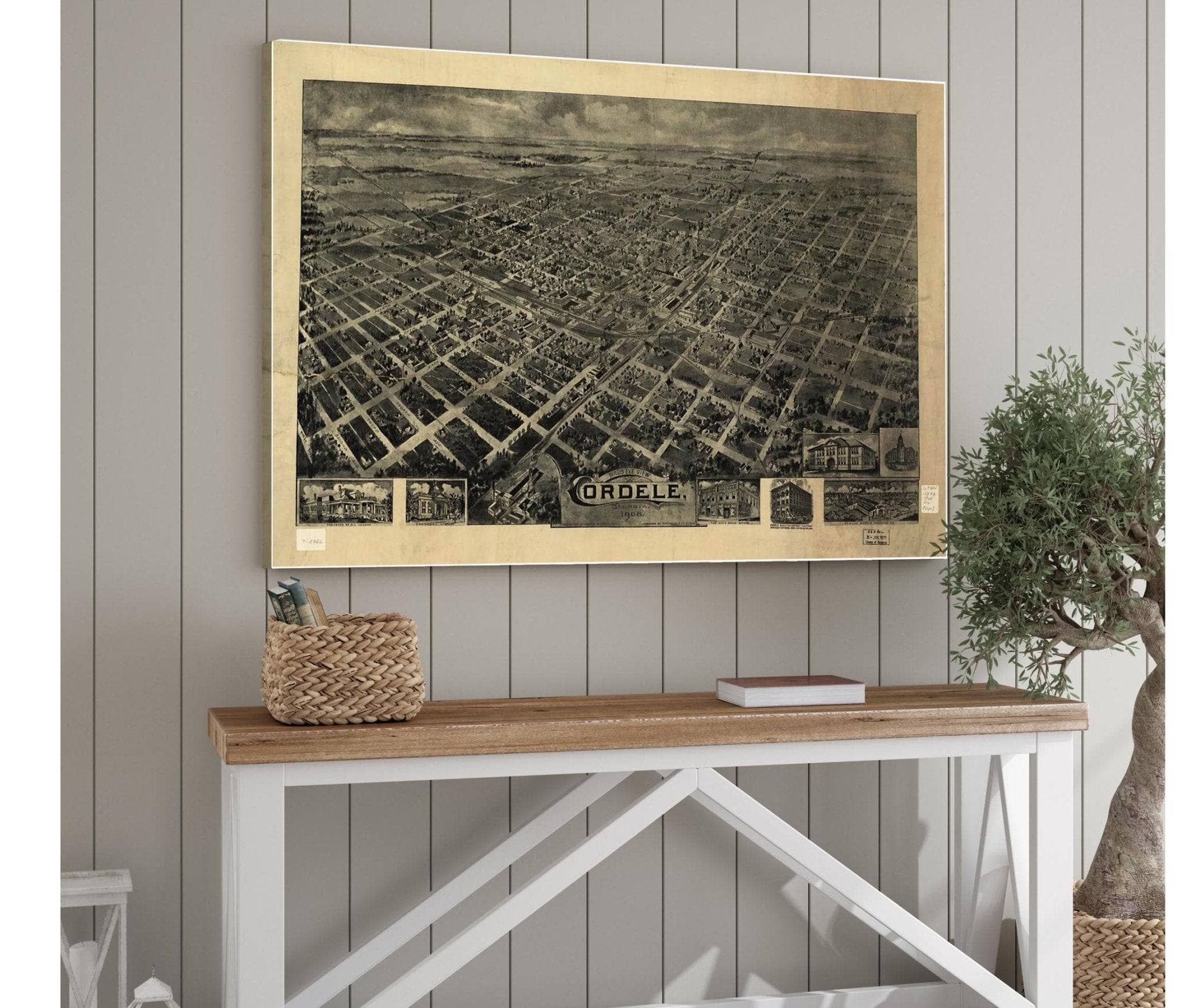 Birds Eye View Cordele Georgia 1908  State Of Georgia - Image 6