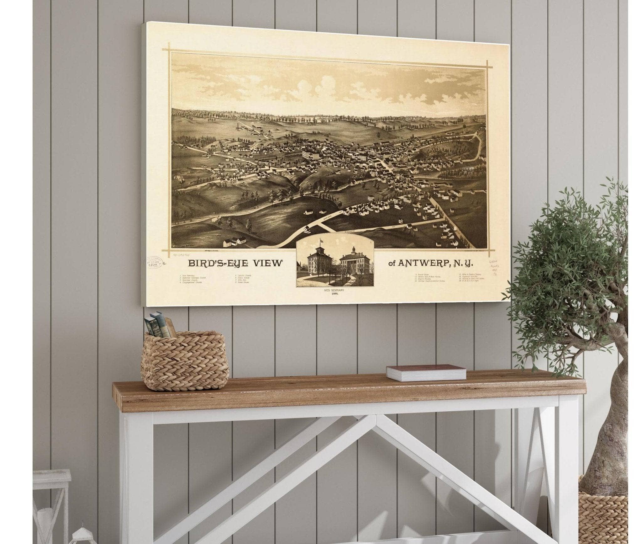 Birds Eye View Of Antwerp Ny State Of New York - Image 6