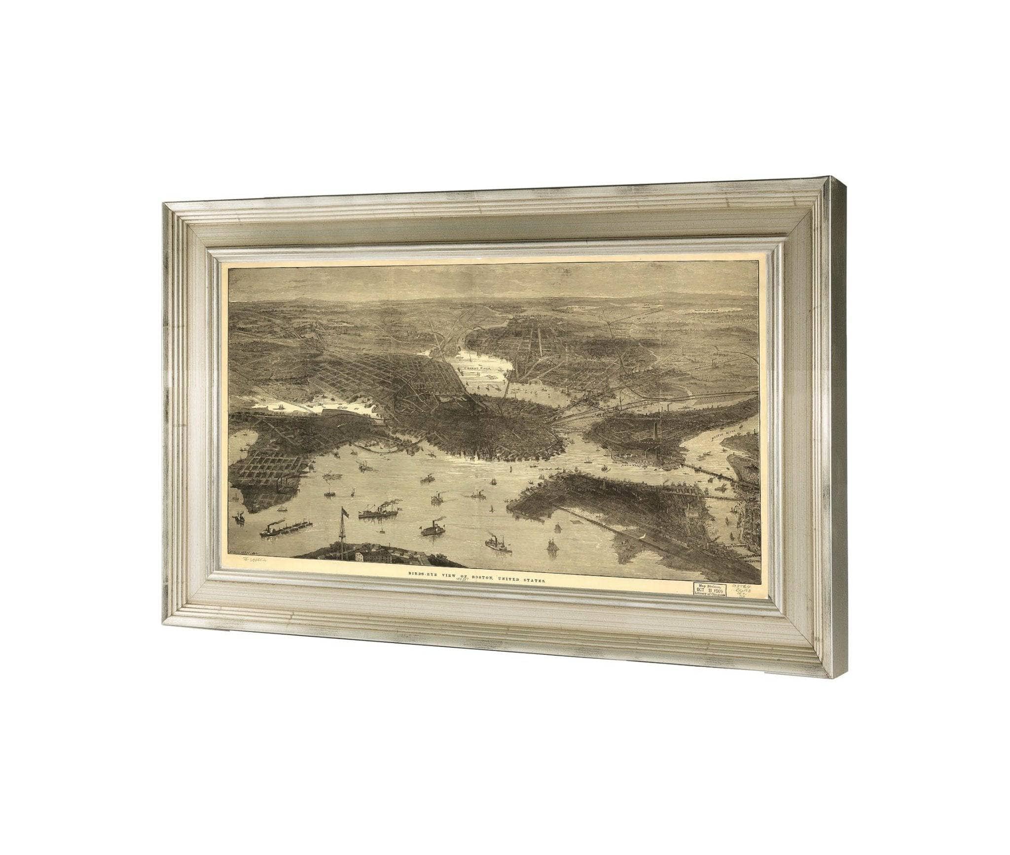 Birds Eye View Of Boston United States State Of Massachusetts - Image 4