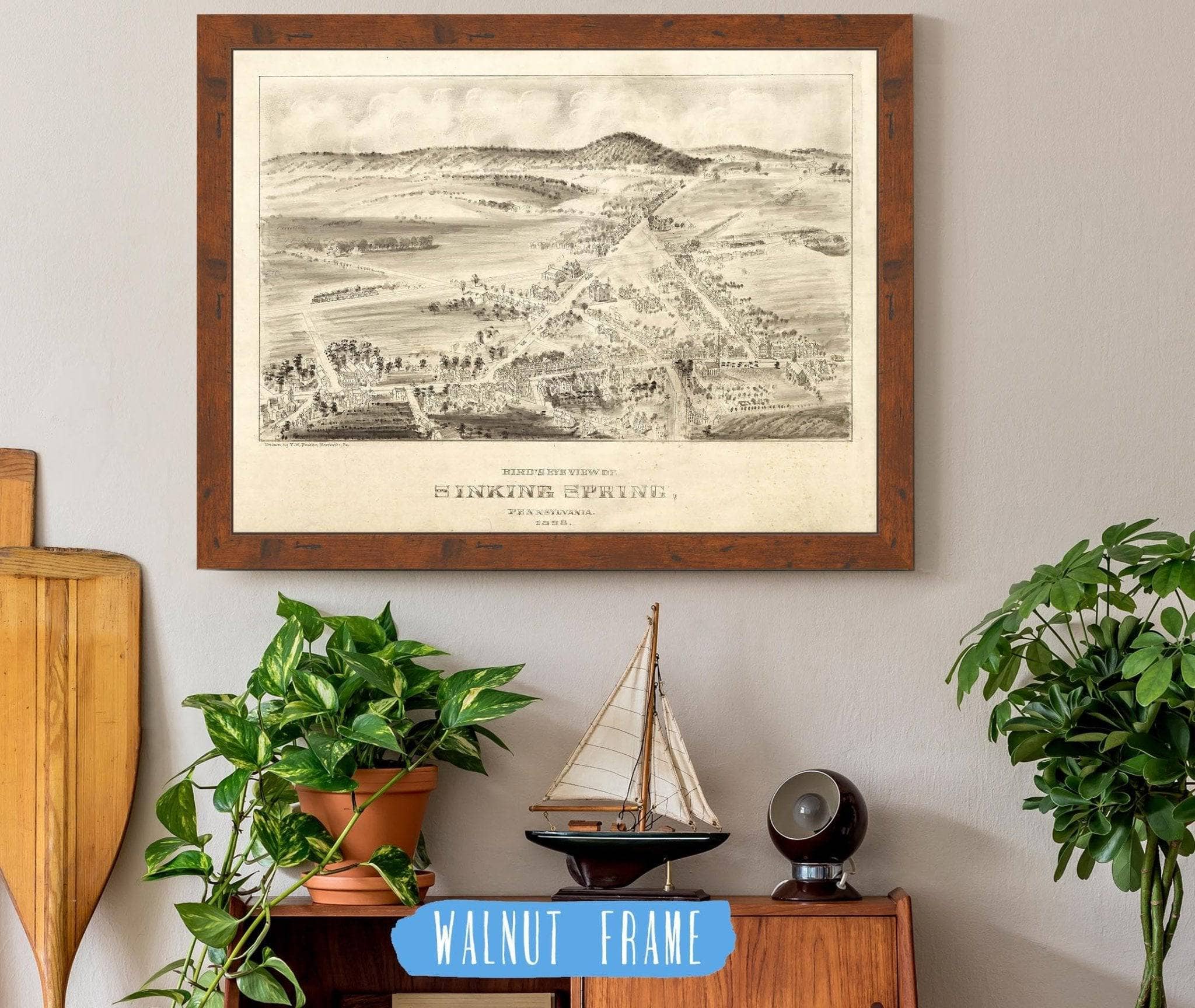 Birds Eye View Of Sinking Spring Pennsylvania State of Pennsylvania - Image 4