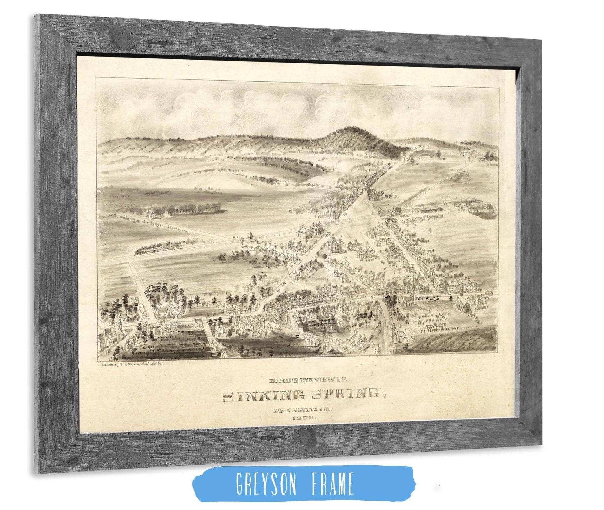 Birds Eye View Of Sinking Spring Pennsylvania State of Pennsylvania - Image 6