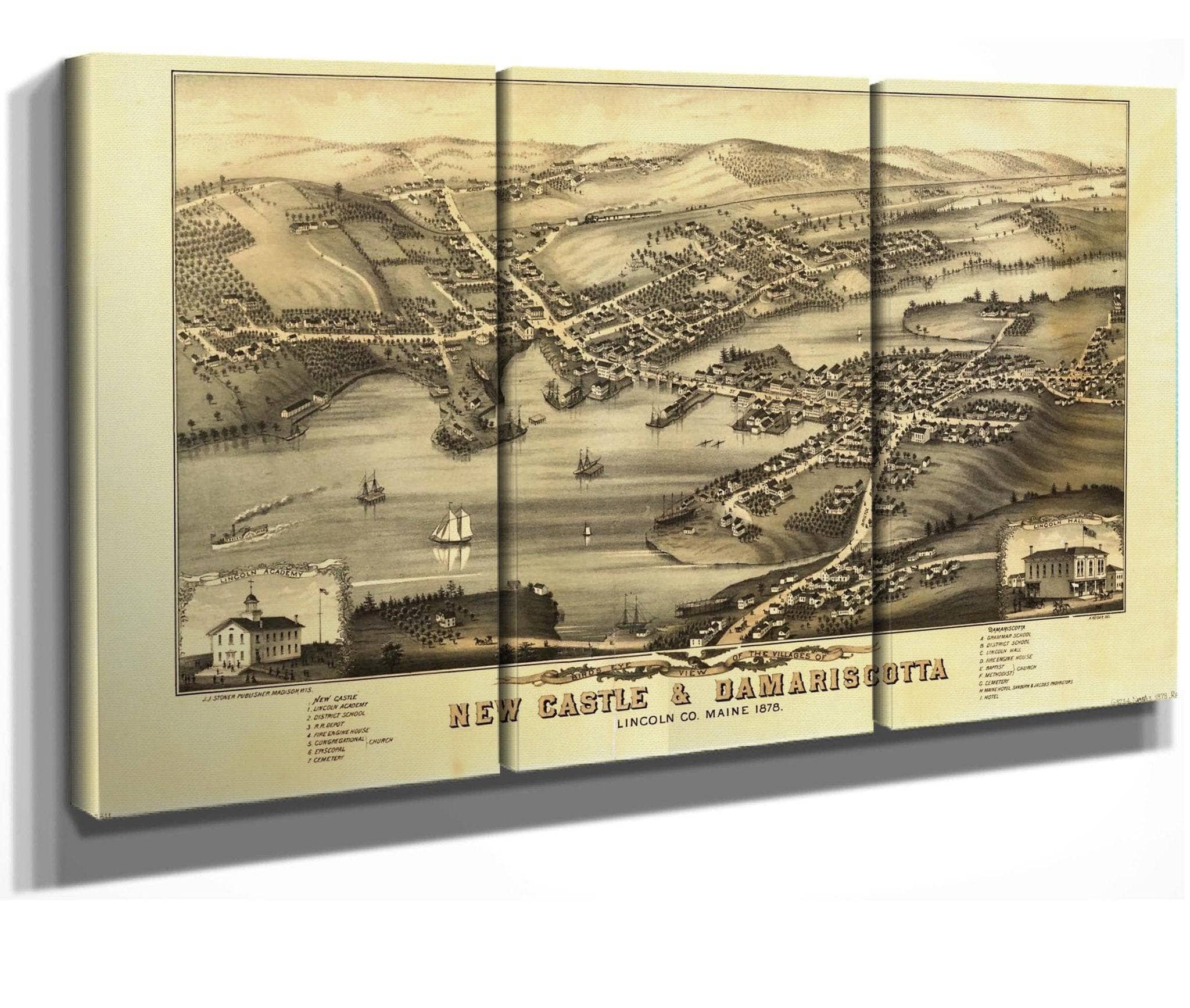 Birds Eye View Of The Villages Of New Castle - Image 6