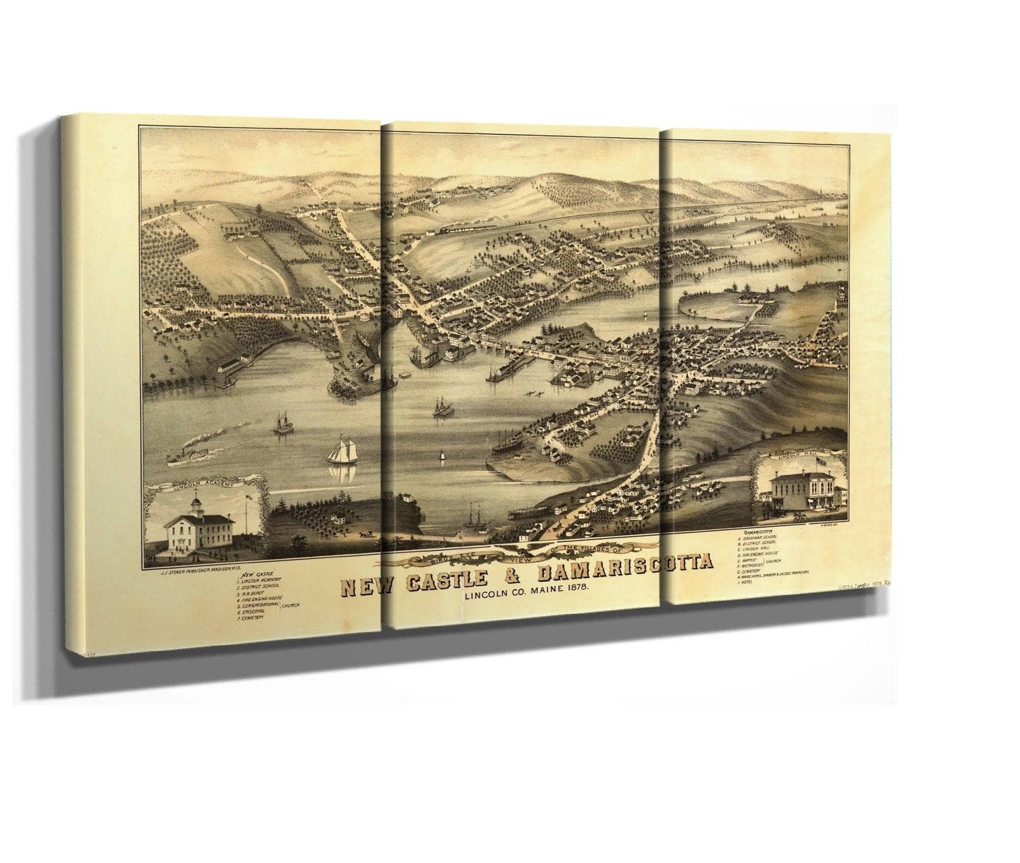 Birds Eye View Of The Villages Of New Castle - Image 7