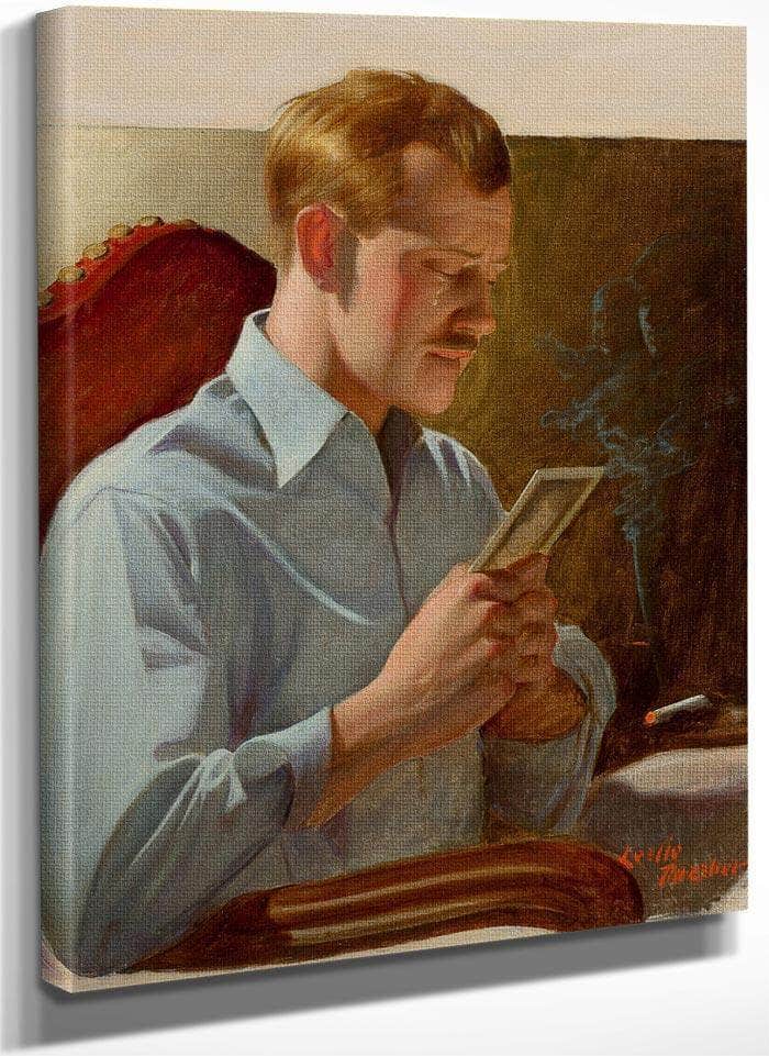 Bittersweet Memories Liberty Magazine Cover June 1 1929 By Leslie Thrasher