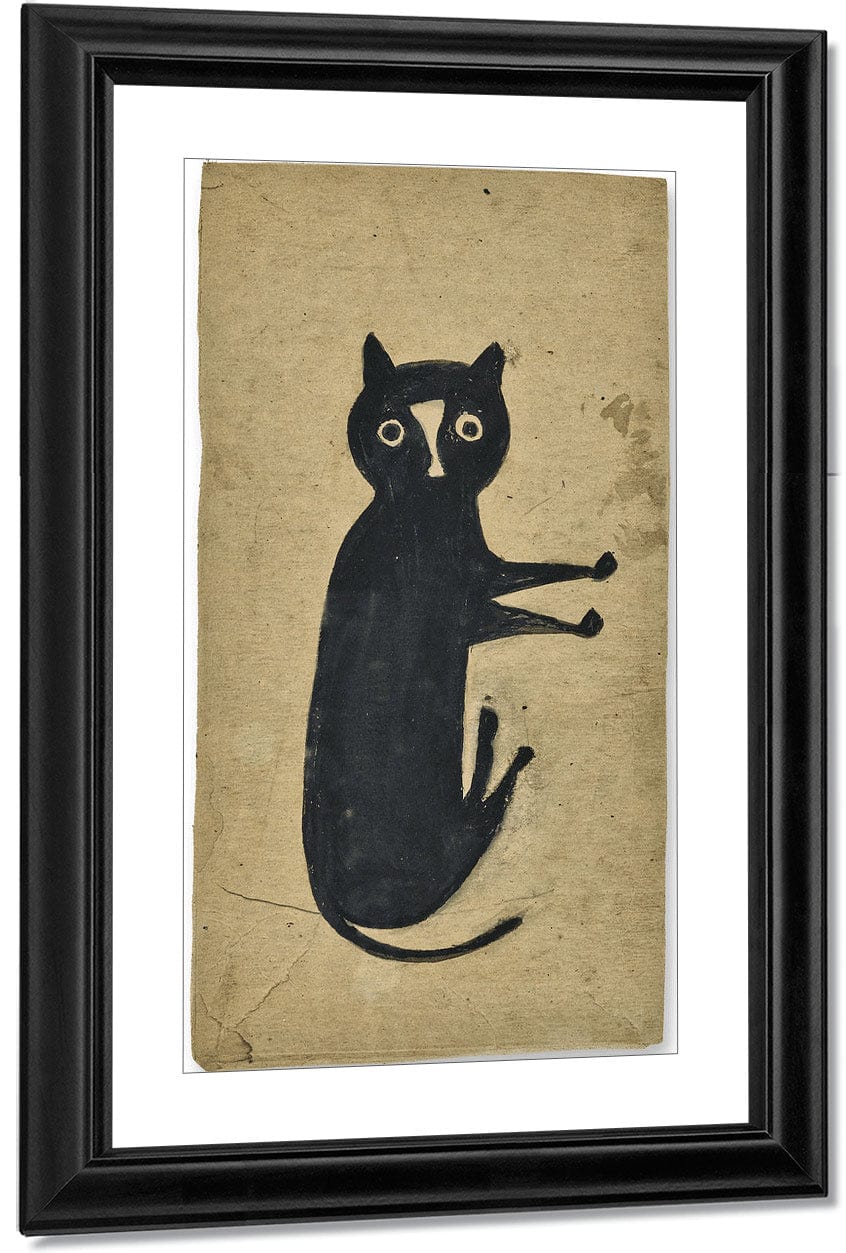 Black Cat By Bill Traylor - Image 3