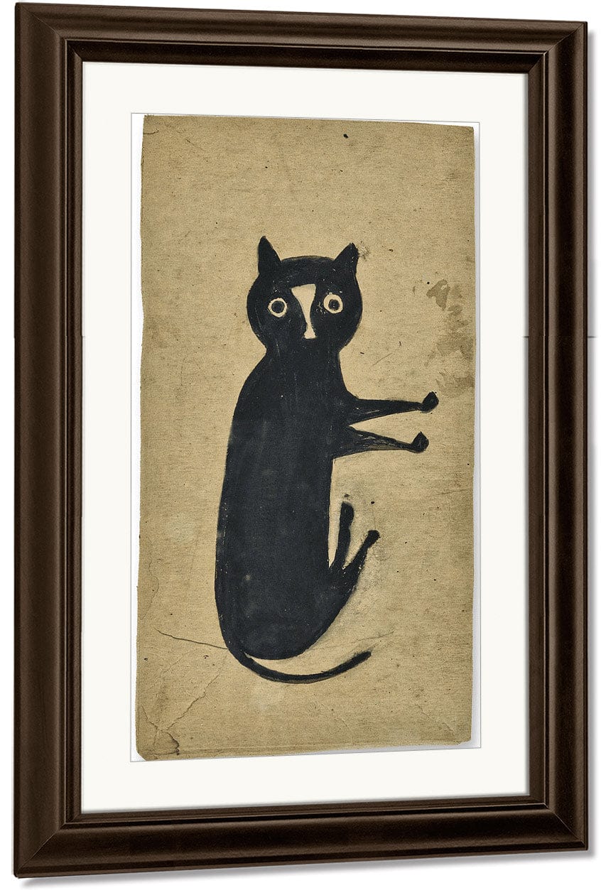 Black Cat By Bill Traylor - Image 4