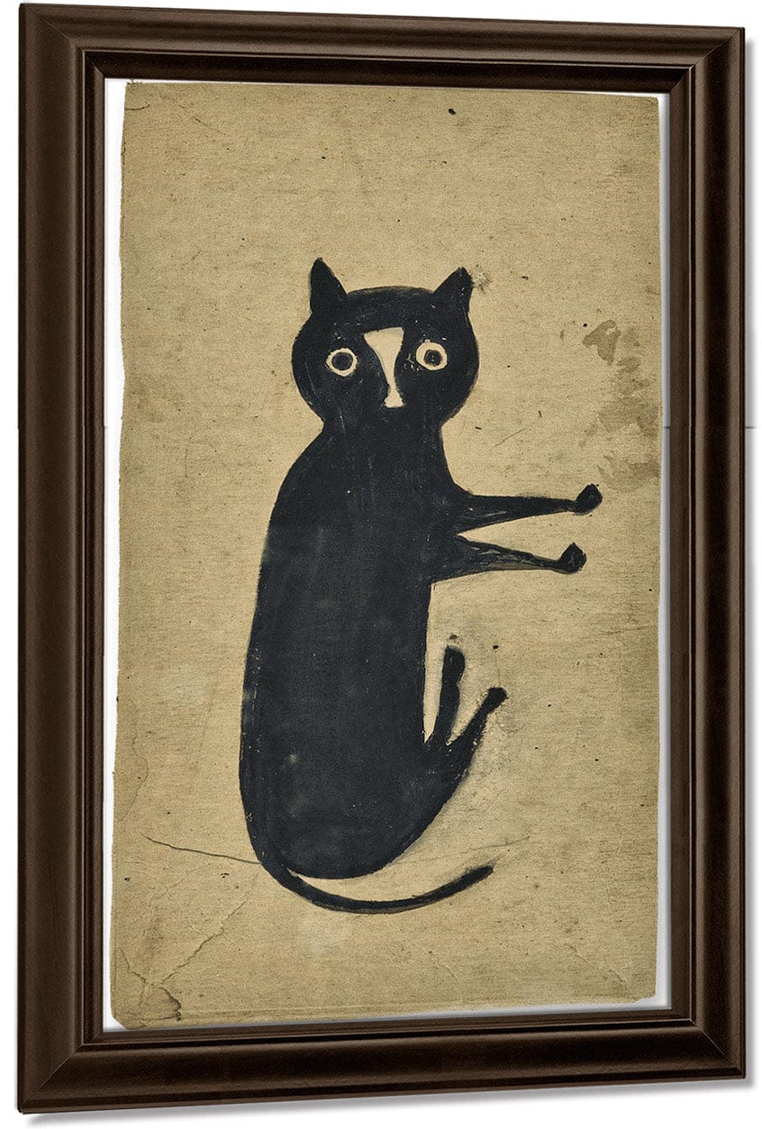 Black Cat By Bill Traylor - Image 5