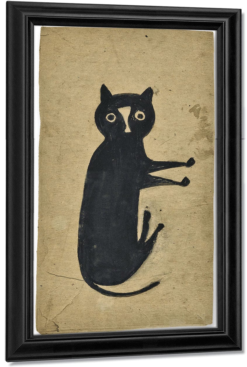Black Cat By Bill Traylor - Image 7