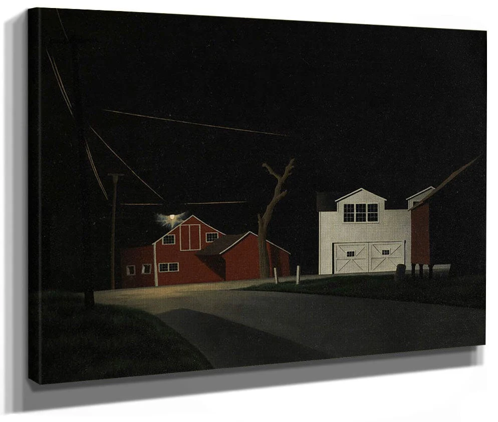 Black Night Russells Corner By George Ault