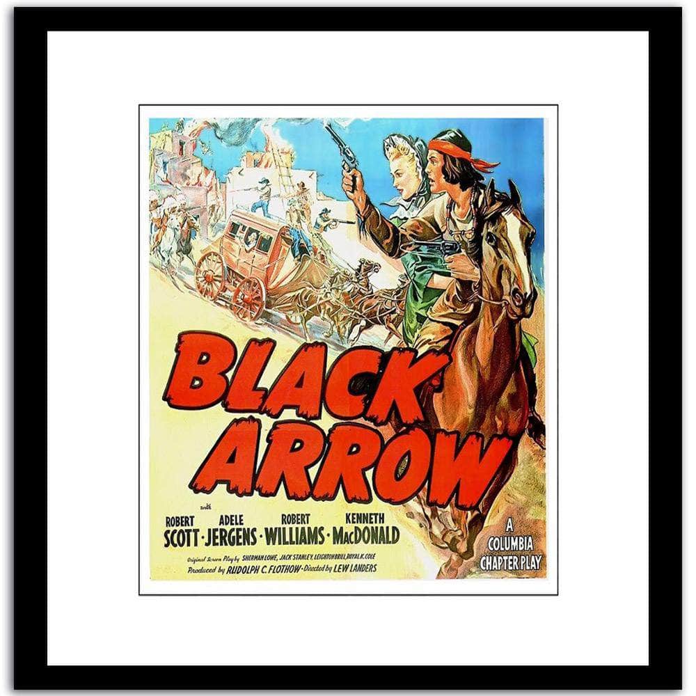 Black Arrow Vintage Poster