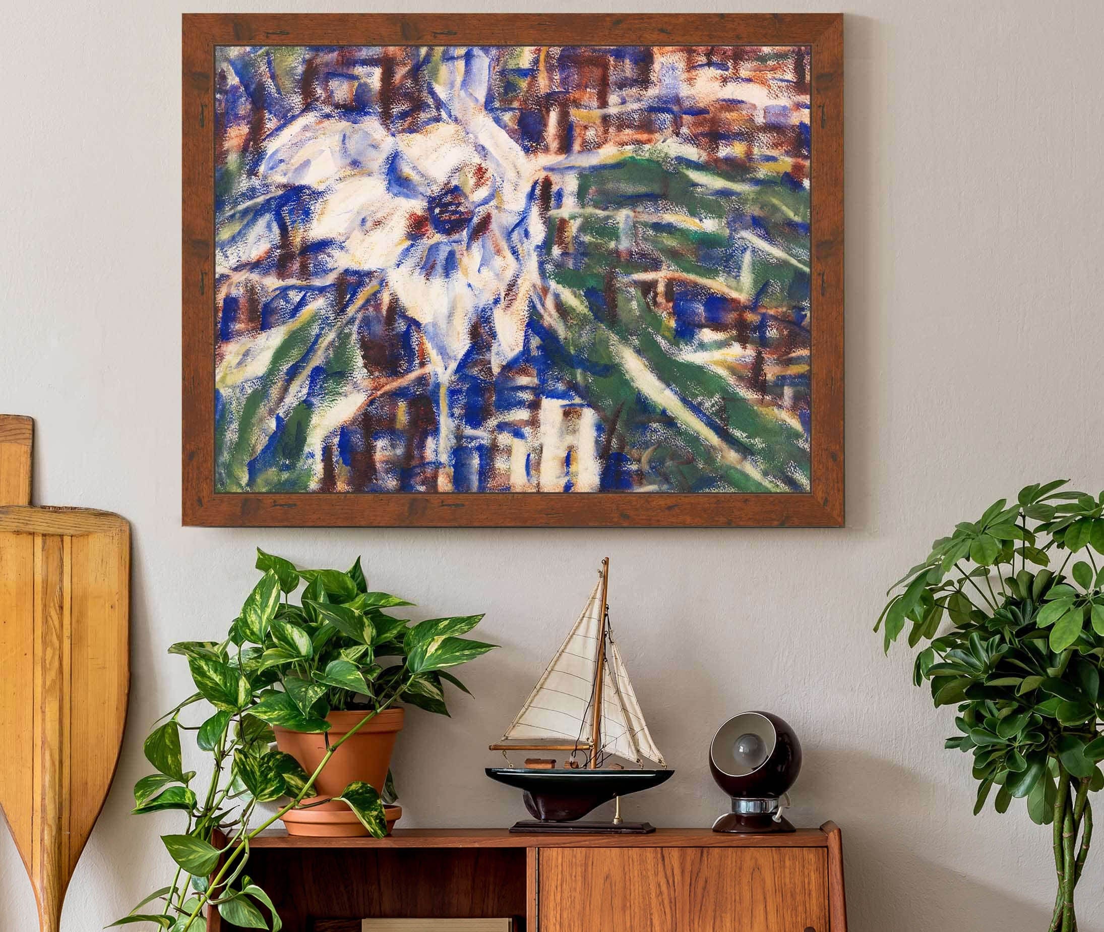 Blaue Magnolie by Christian Rohlfs - Image 3