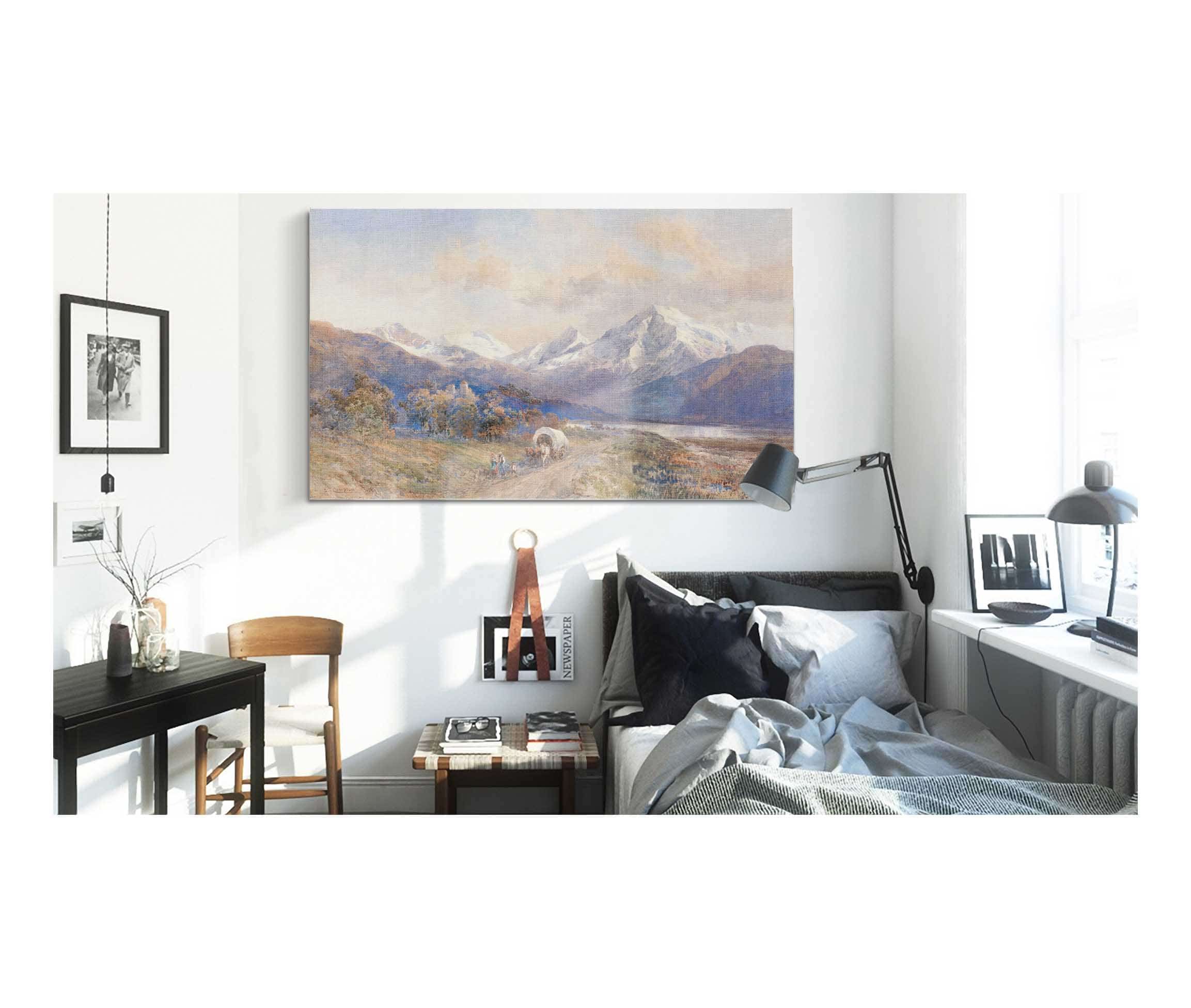 Blick Auf Den Ortler Von St Valentin by Edward Theodore Compton - Image 3