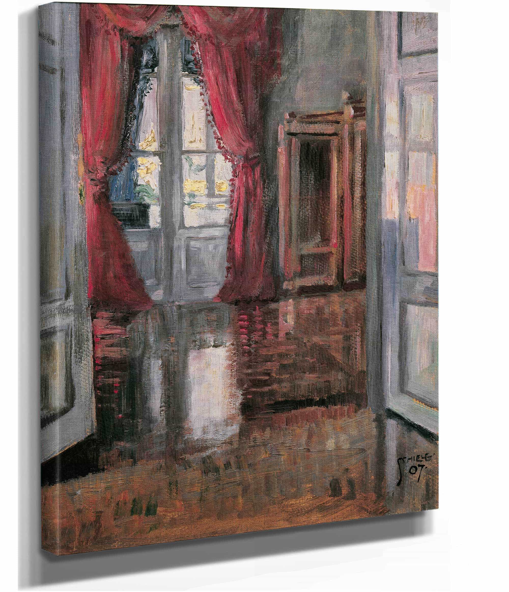 Blick In Die Wohnung Von Leopold Und Marie Czihaczek by Egon Schiele - Image 2