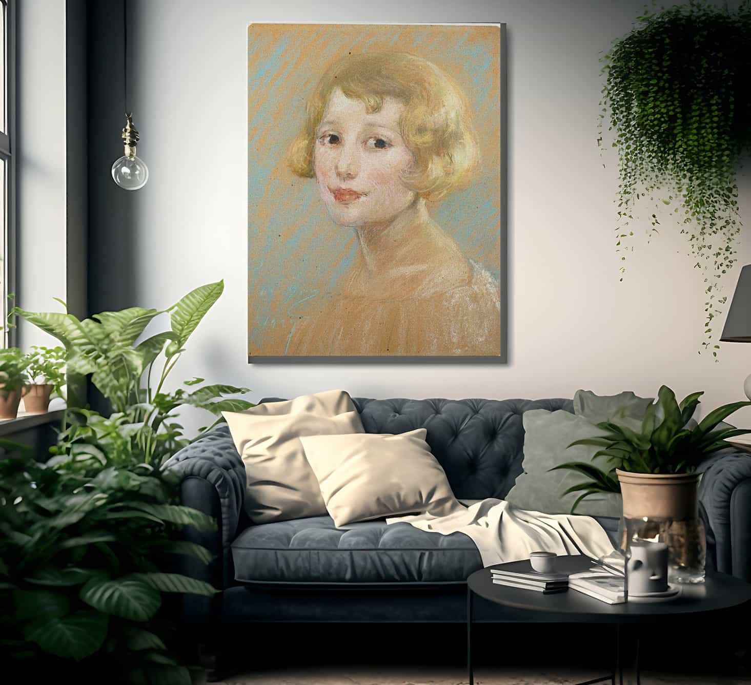 Blonde Girl By Alice Pike Barney - Image 2