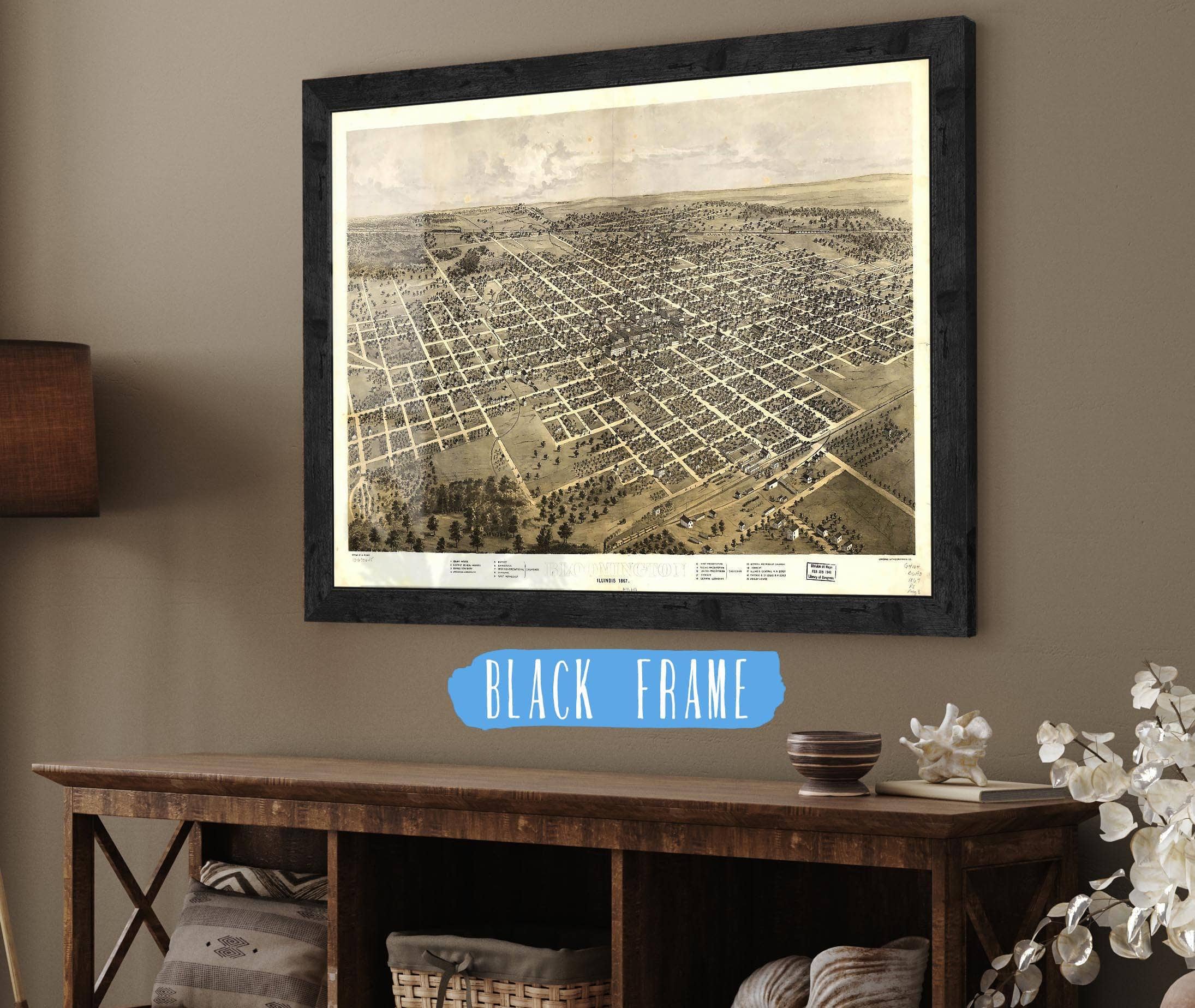 Bloomington Illinois 1867 State of Illinois - Image 2