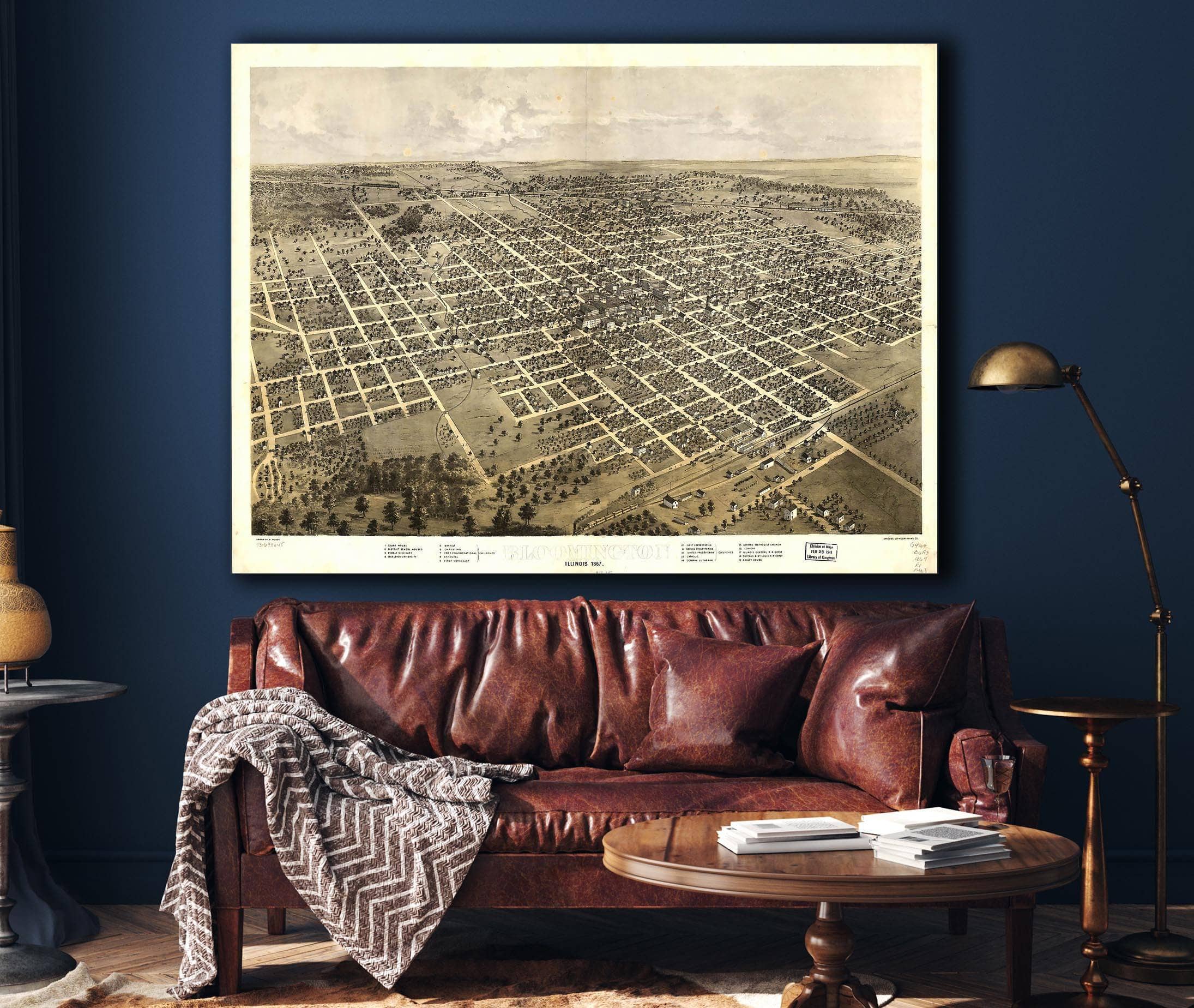 Bloomington Illinois 1867 State of Illinois - Image 4