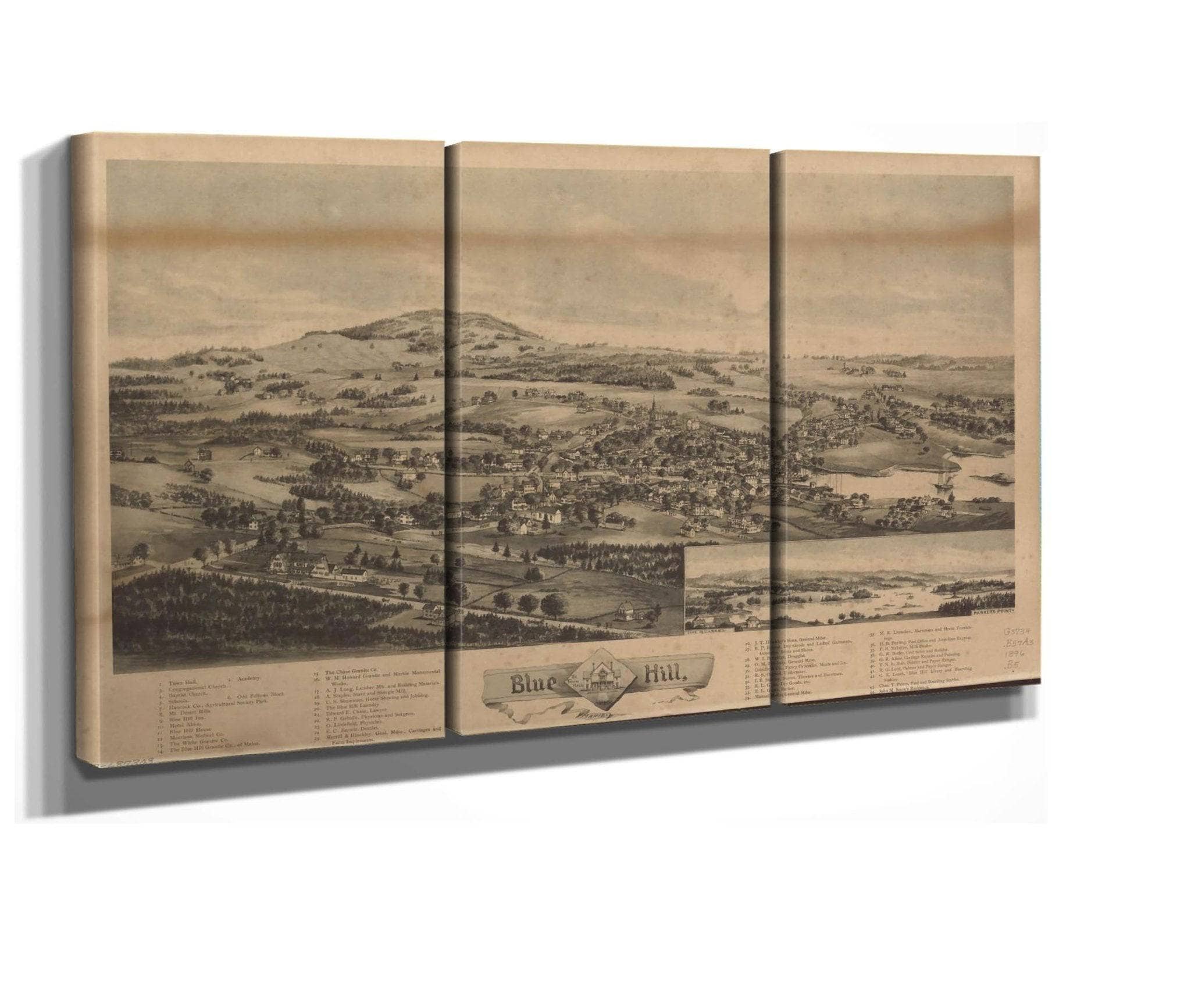 Blue Hill Maine 1896 State Of Maine - Image 3