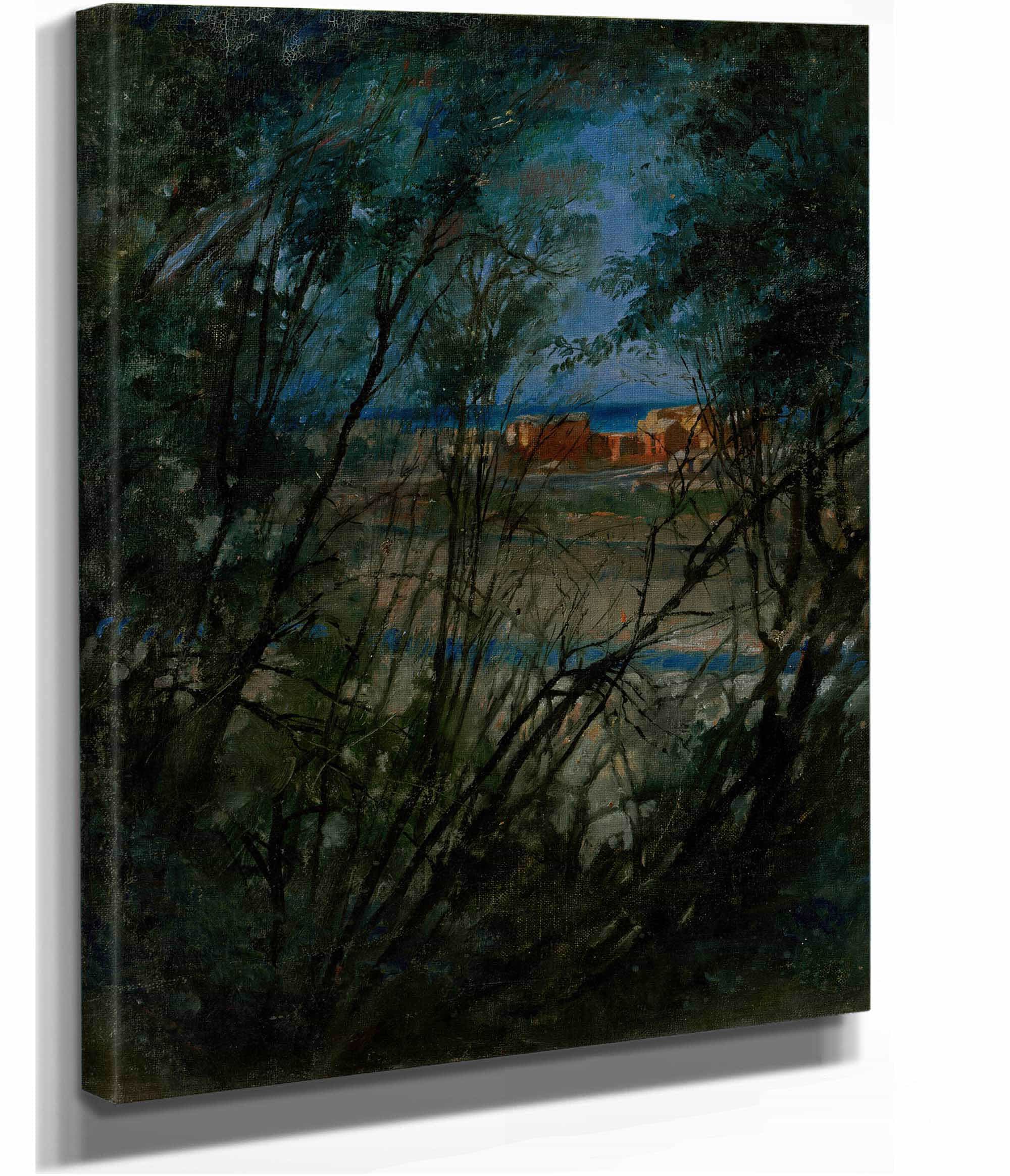 Blue Landscape by Ladislav Mednyanszky - Image 2