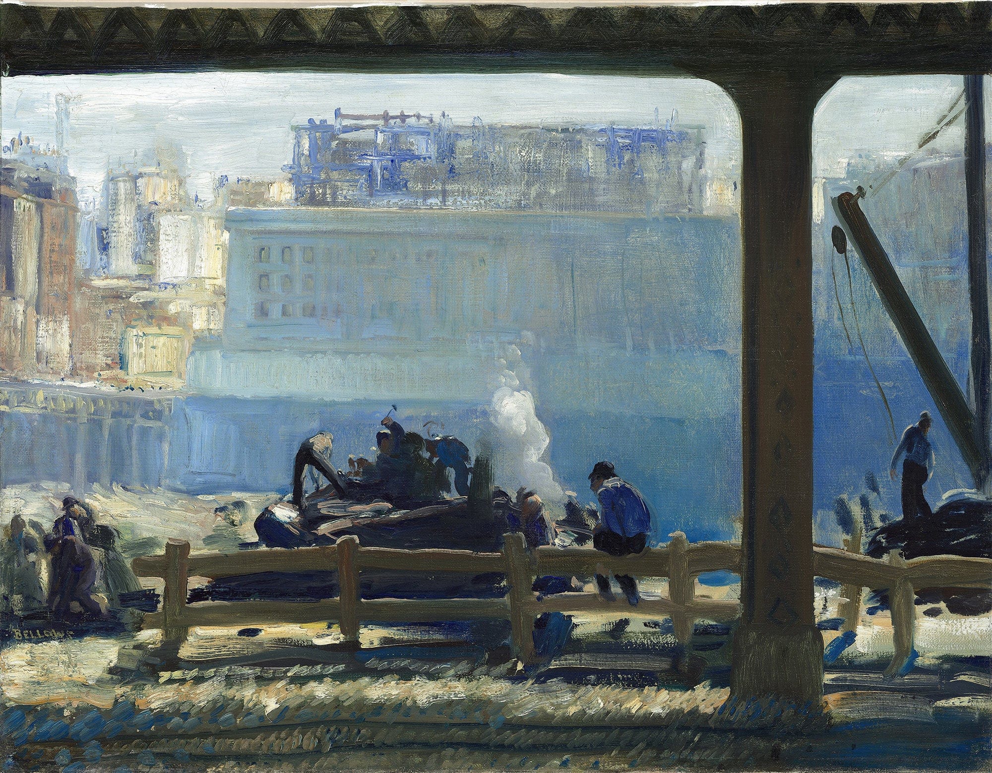 Blue Morning by George Wesley Bellows - Image 2