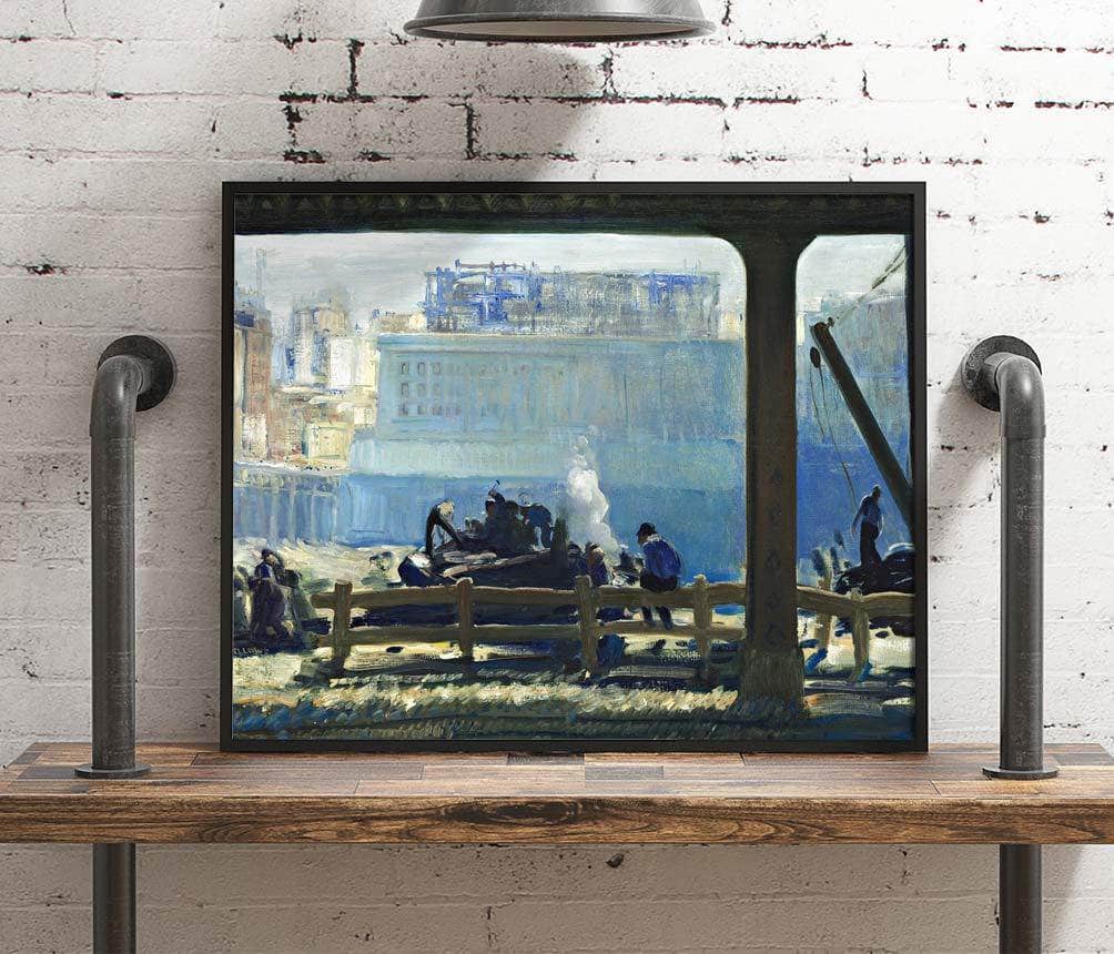 Blue Morning Painting George Wesley Bellows Canvas Art - Image 4