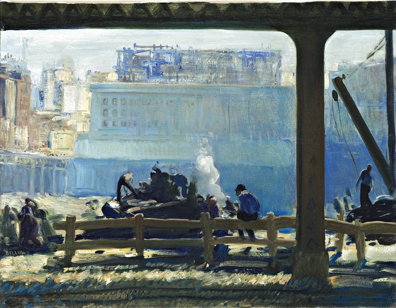 Blue Morning Painting George Wesley Bellows Canvas Art - Image 5