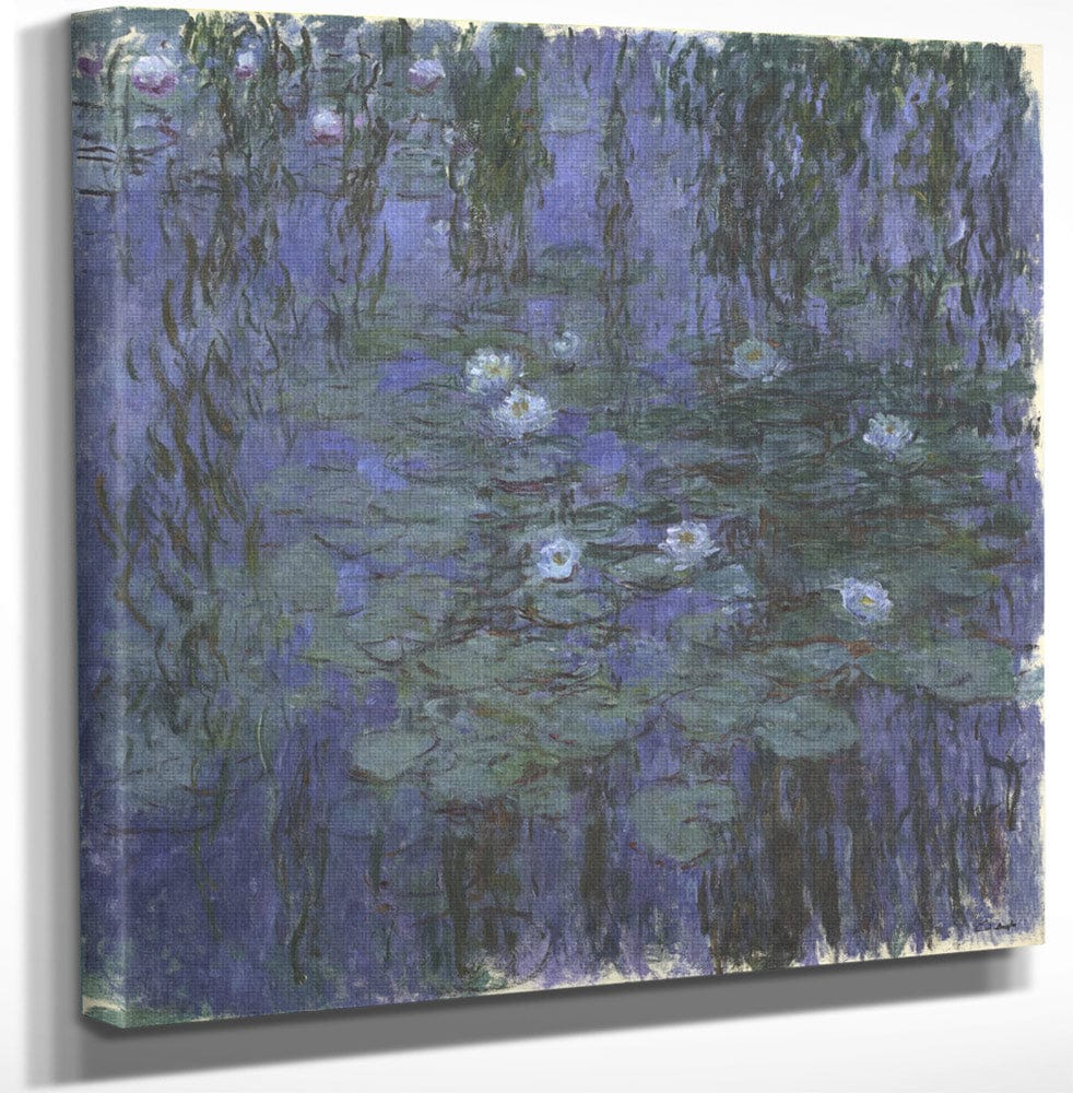 Blue Water Lilies By Claude Monet