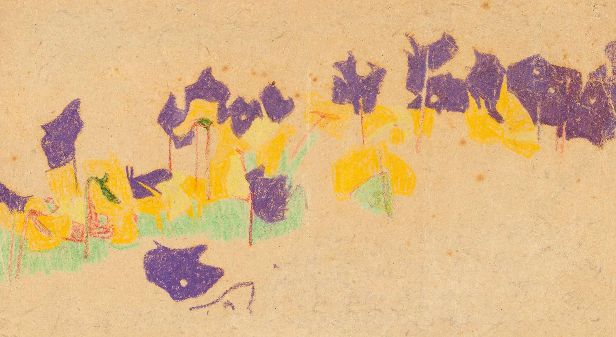 Blumen Im Schlossgarten Krumau by Egon Schiele - Image 2