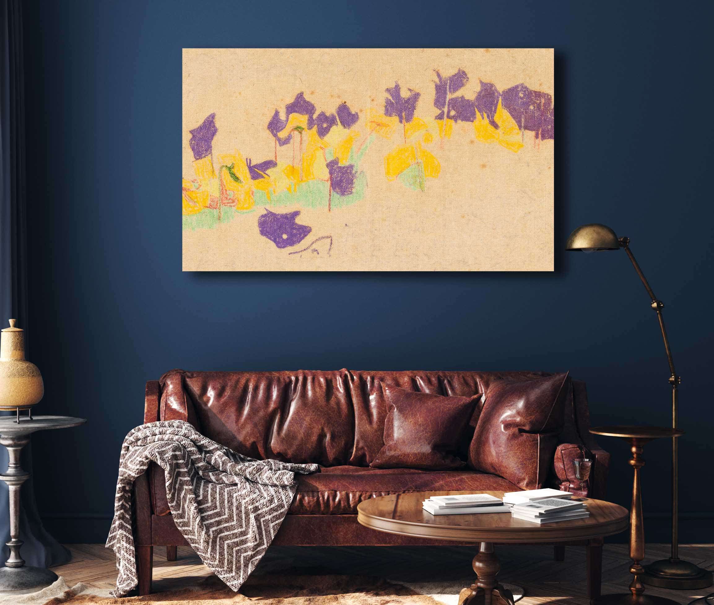 Blumen Im Schlossgarten Krumau by Egon Schiele - Image 4