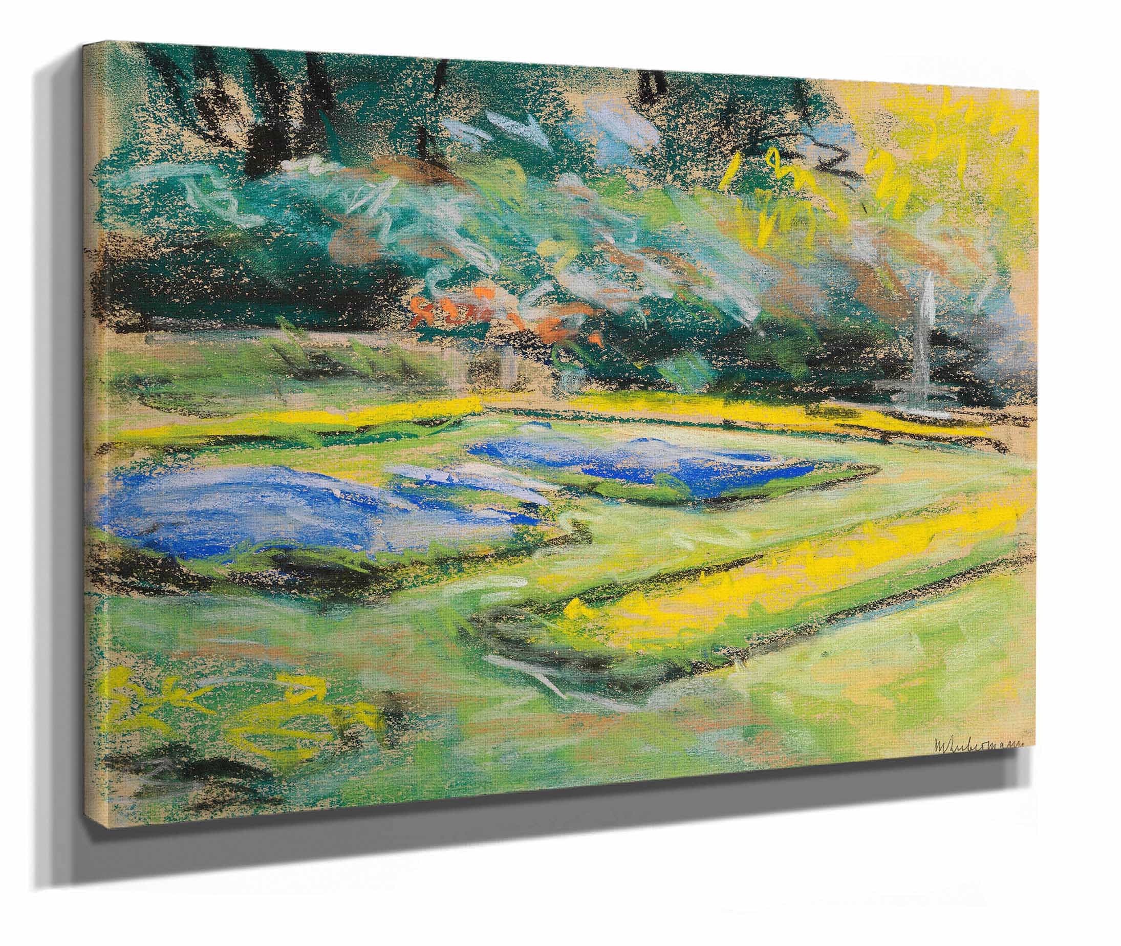 Blumenterrasse Im Wannseegarten Nach Nordwesten by Max Liebermann - Image 2
